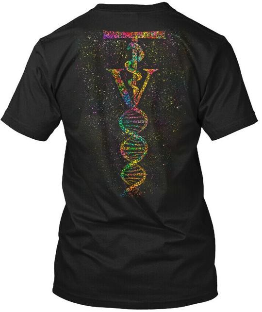 Vet Tech Its In My Dna T-Shirt Made in the USA Size S to 5XL