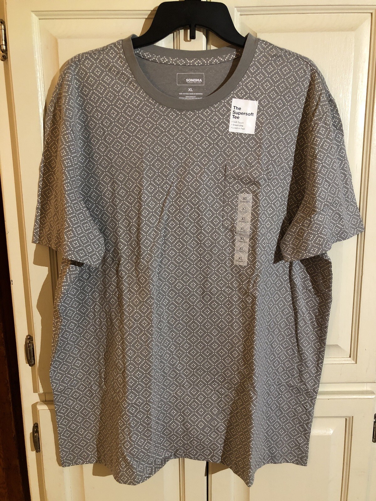Sonoma Tee Shirt Gray XLarge Mens $20 (s-rd-24-39)