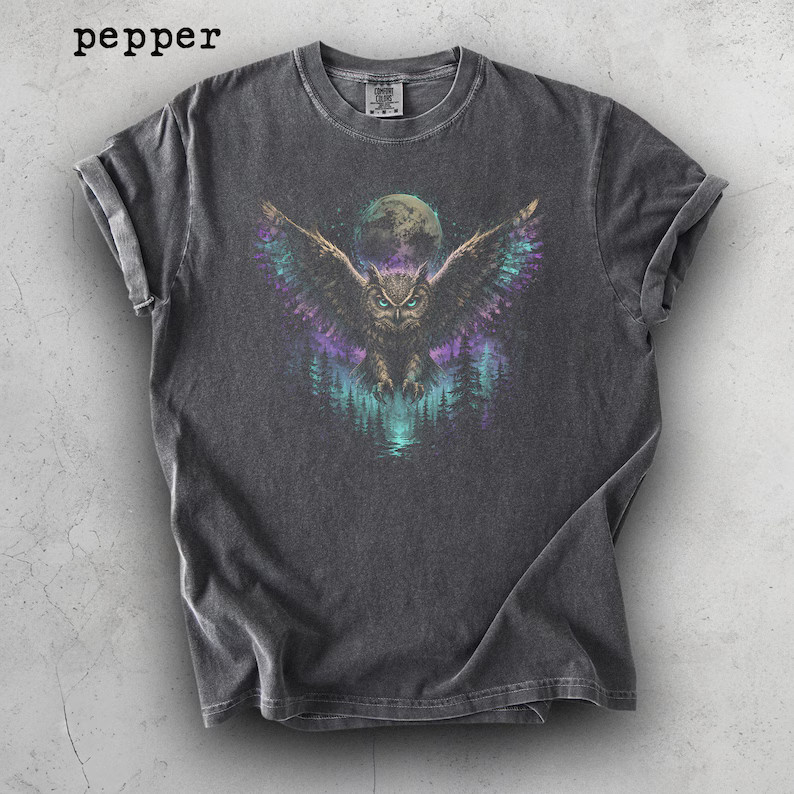 Mystic Owl Moon Comfort Tee