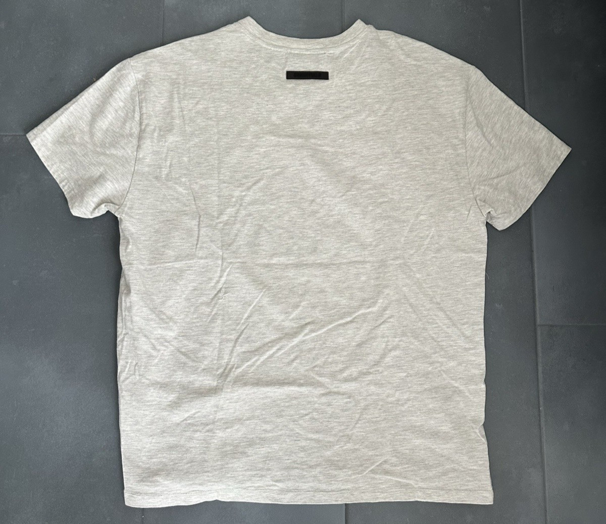 Fear of God Essentials Core Collection Light Oatmeal Short Sleeve Shirt Size M