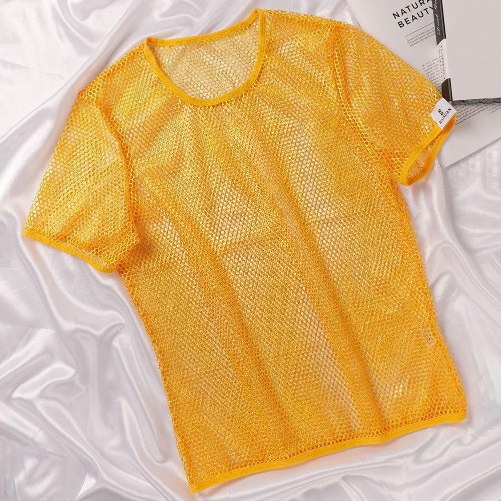 Clubwear Short Sleeve Crew Neck Design Four Seasons Wear Lightweight Fabric