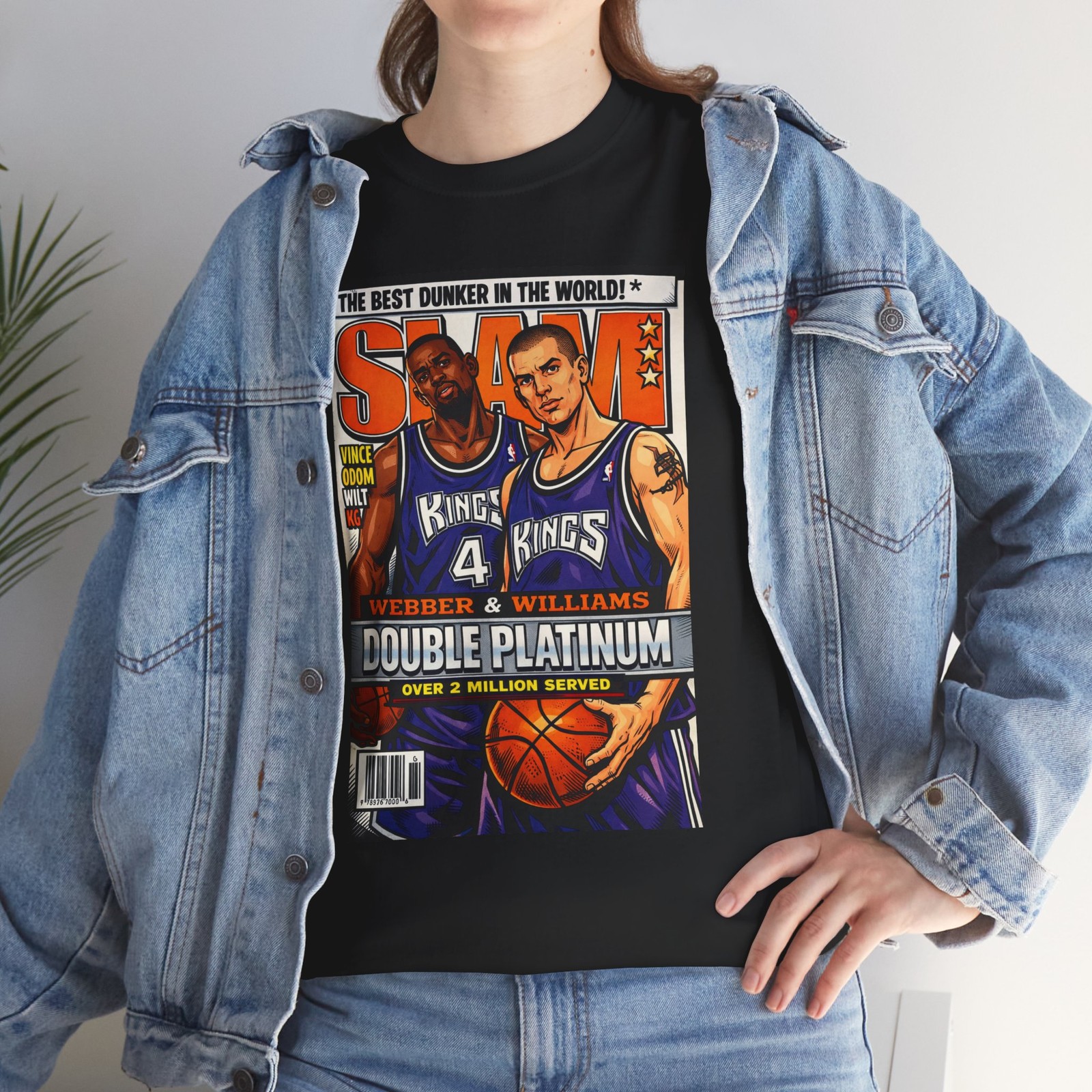 CHRIS WEBBER & JASON WILLIAMS TRIBUTE SLAM VARIANT COVER UNISEX T SHIRT