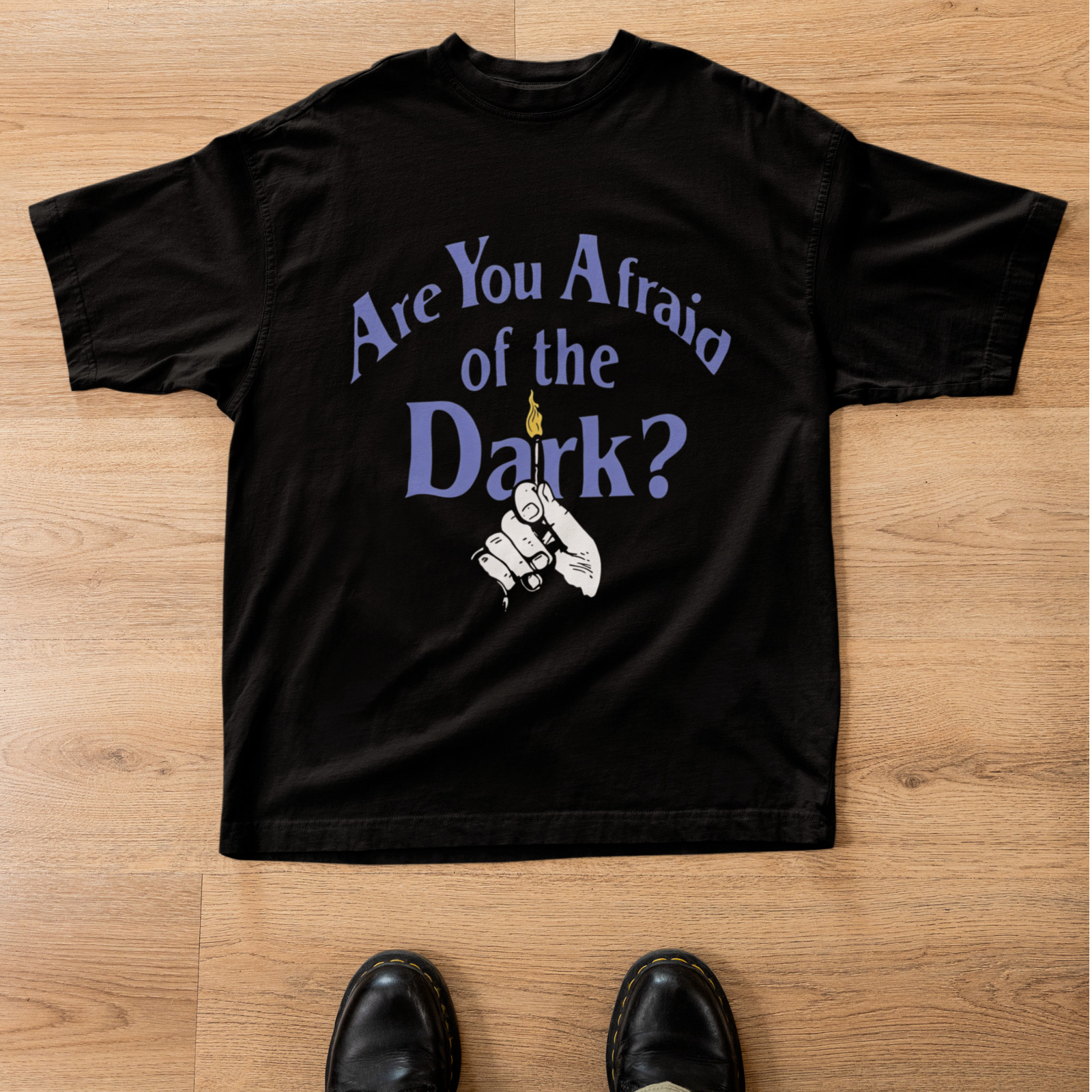 Are You Afraid of the Dark Shirt Gothic Horror Halloween Graphic Tee