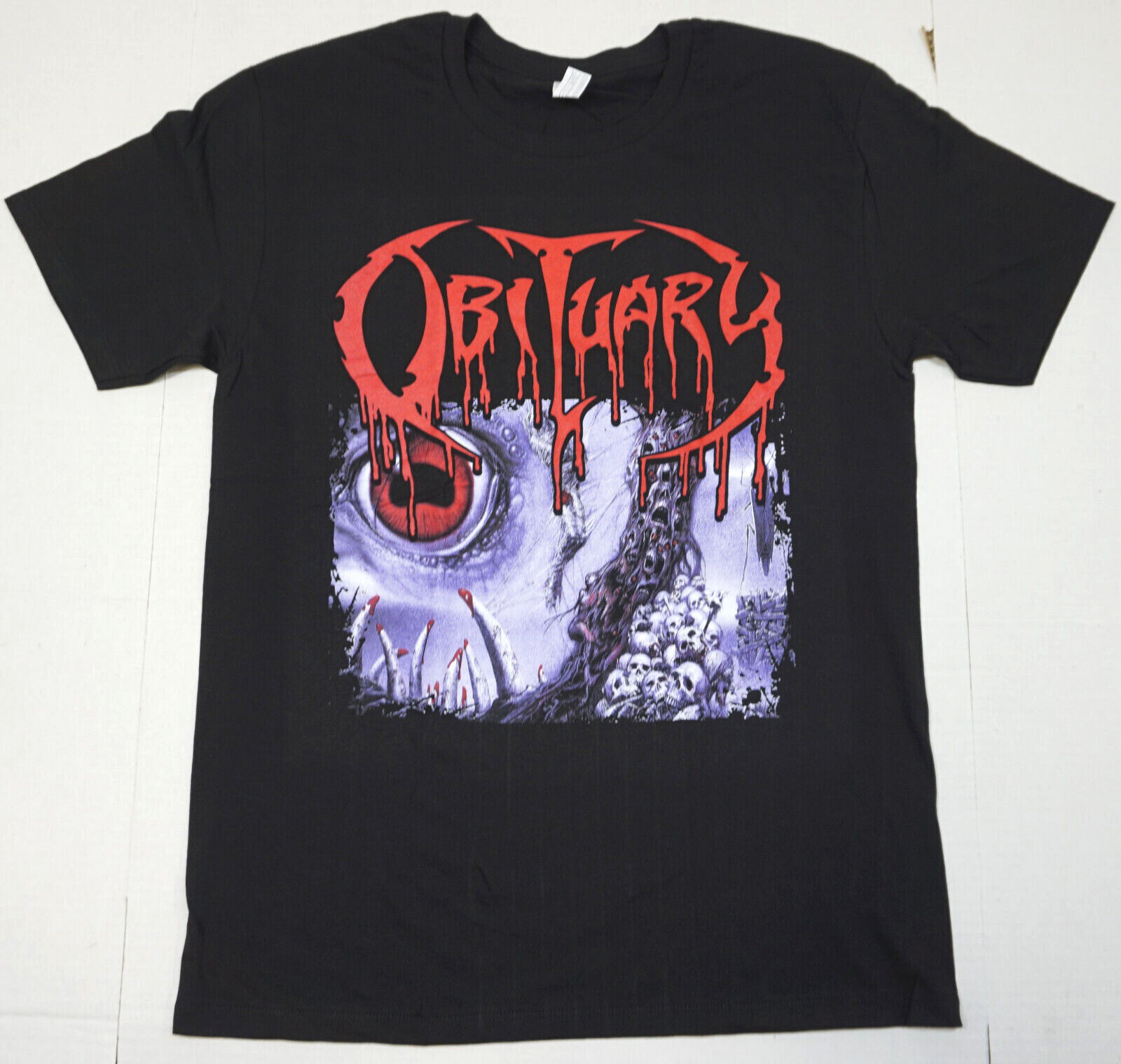 OBITUARY T-shirt Death Metal Tee Adult Men’s Black New