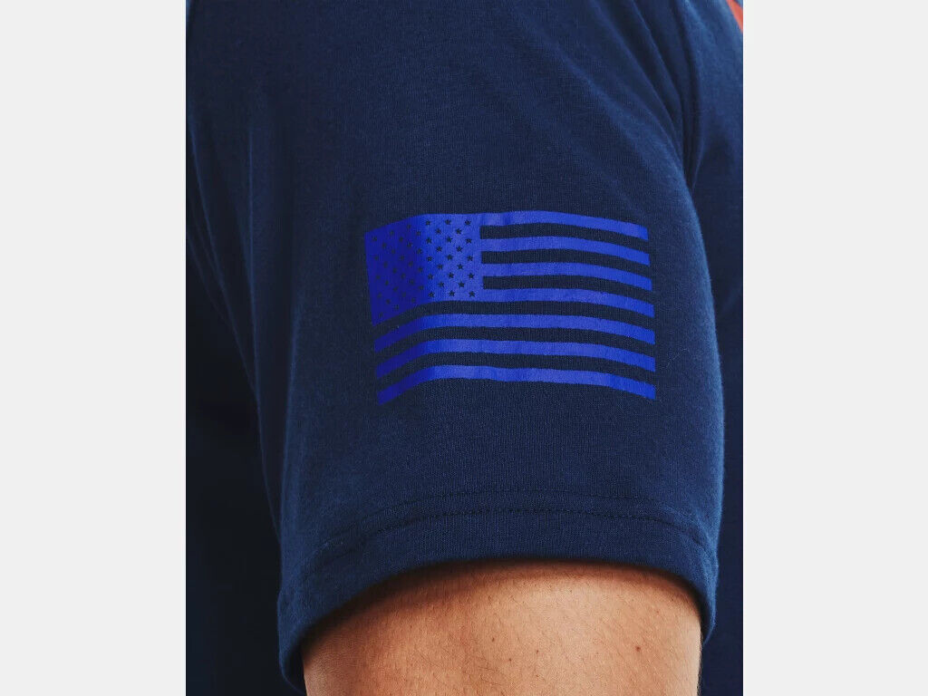 Mens Under Armour UA Freedom USA Short Sleeve T-Shirt – XXL/XL/Large – NWT