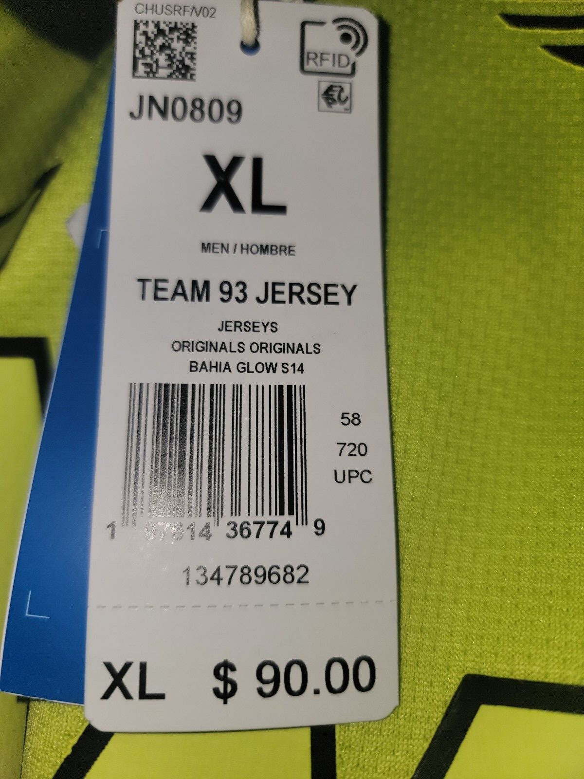 NEW MENS ADIDAS ORIGINALS ADILENIUM TREFOIL TEAM JERSEY SHIRT ~SIZE XL #JN0809