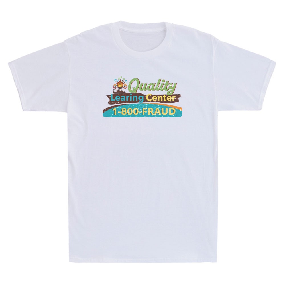 Quality “Learning” Center Funny Parody Education Quote Vintage Men’s T-Shirt Tee