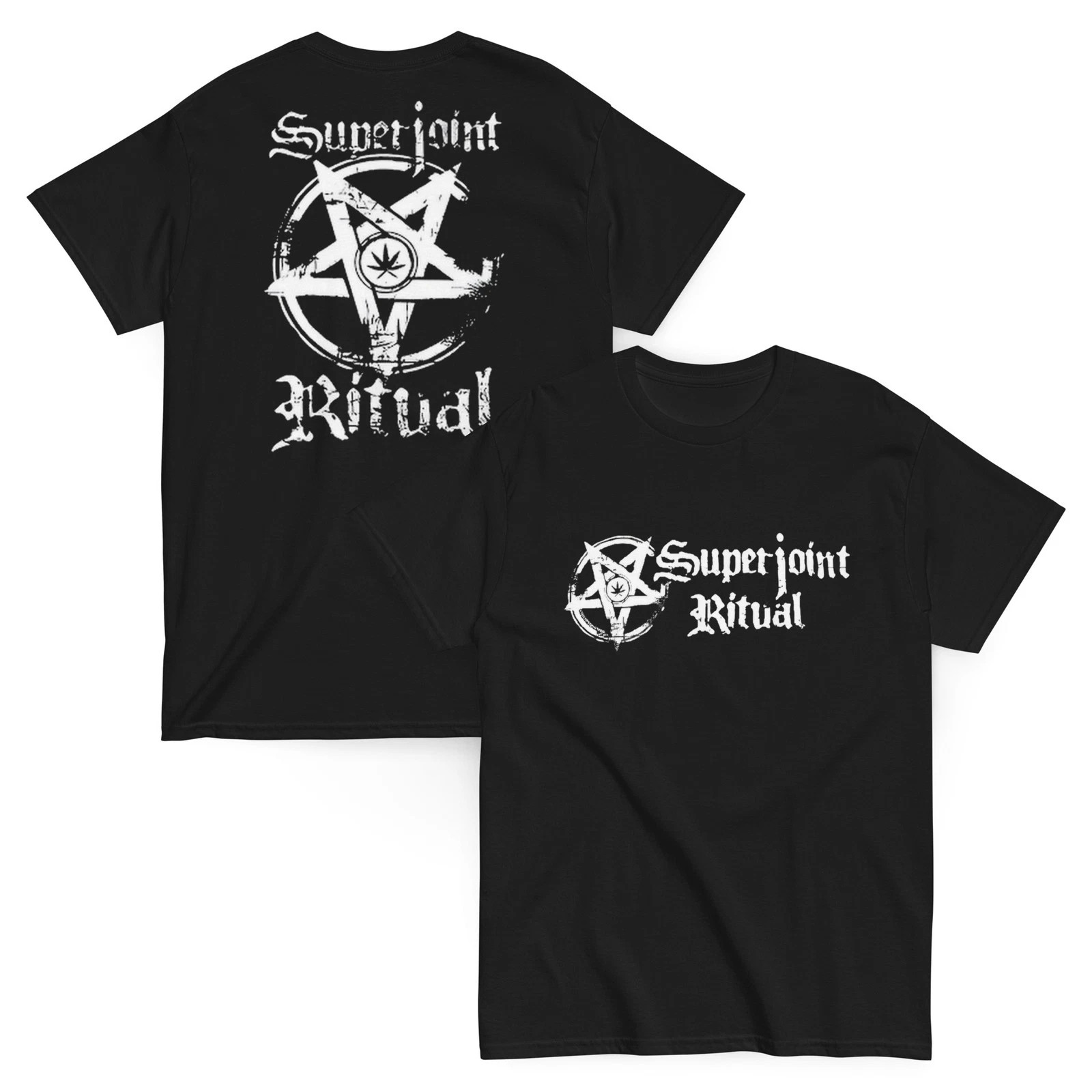 Superjoint Ritual Band Logo 2 Sides Shirt Black Unisex S-5XL 1V0889