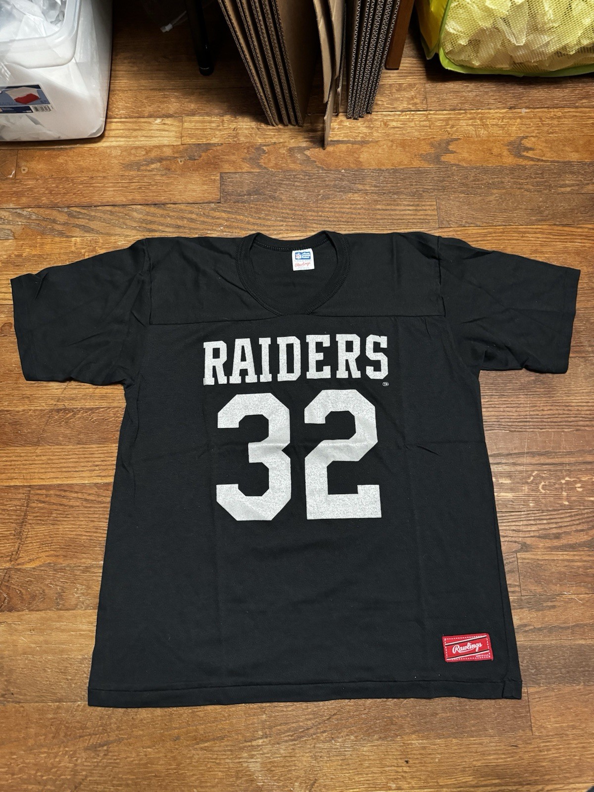 Vintage LA Raiders Marcus Allen Jersey T-shirt Rawlings 80s Nfl Football