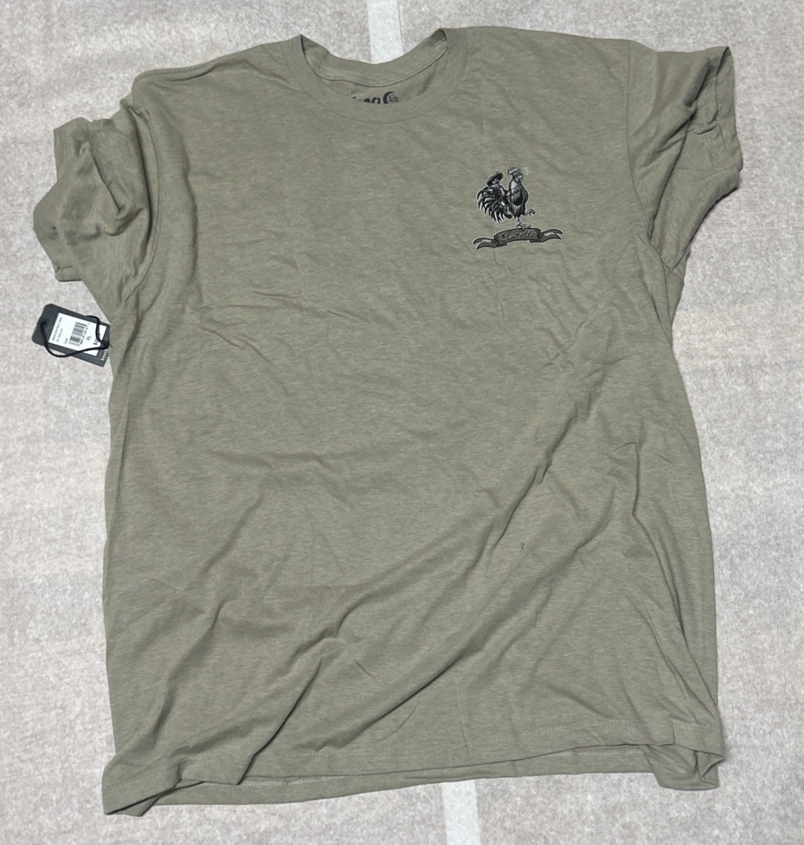 NWT El Gallo Men’s Brad Paisley Moon Shine Spirit T-shirt TAN XL