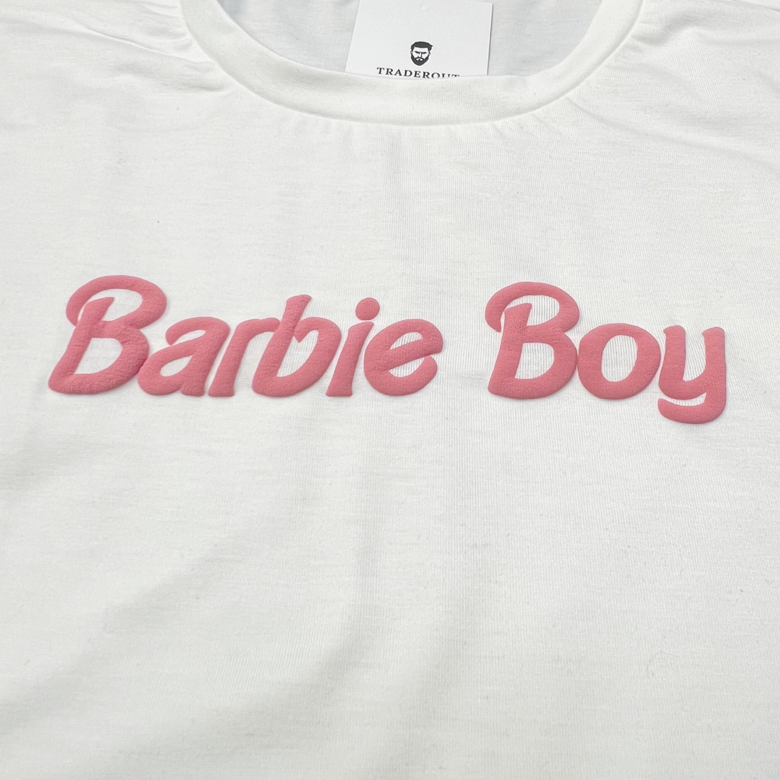 H.E.Arts 3D Puff Barbie boy custom print men white crop sleevelss tank top S M L