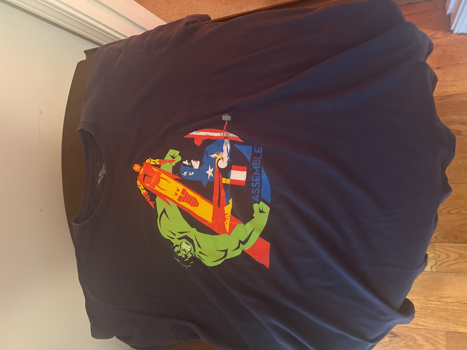 Avengers Assemble tshirt with marvel characters