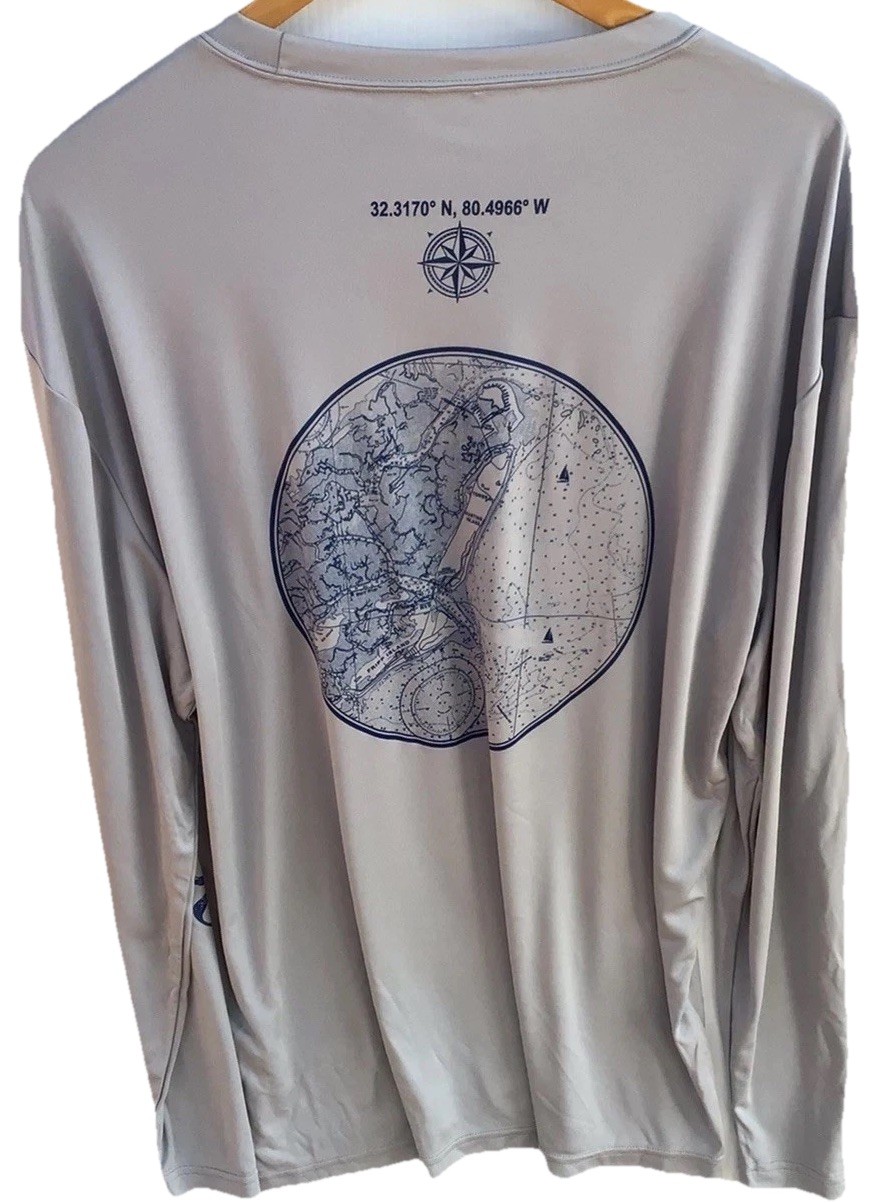 Long Sleeve Fishing Shirt,Microfiber,UPF Sun Protection,XL……A21.A