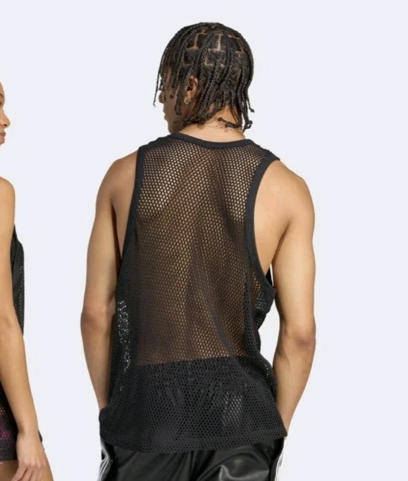 Sold Out ! adidas x Jeremy Scott 90s House Music Mesh Tank Top Tee S Small Nwt