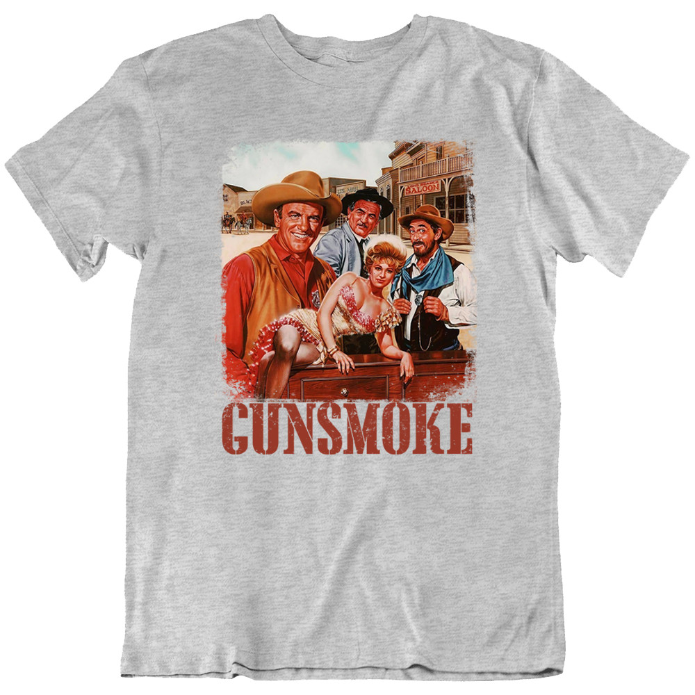 Gunsmoke American Tv Show Retro T Shirt Tee Gift New