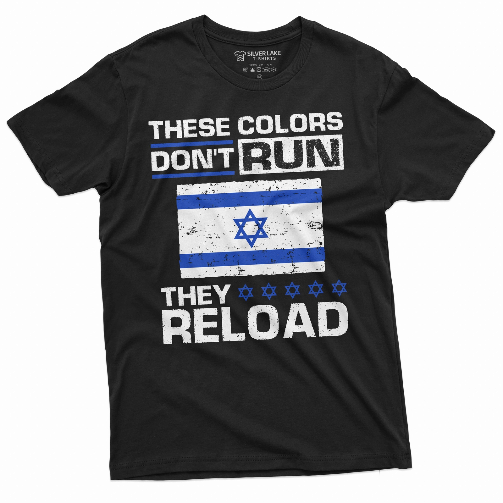 Israel Military Shirt These Colors Don’t Run They Reload Shirt Israeli Gifts