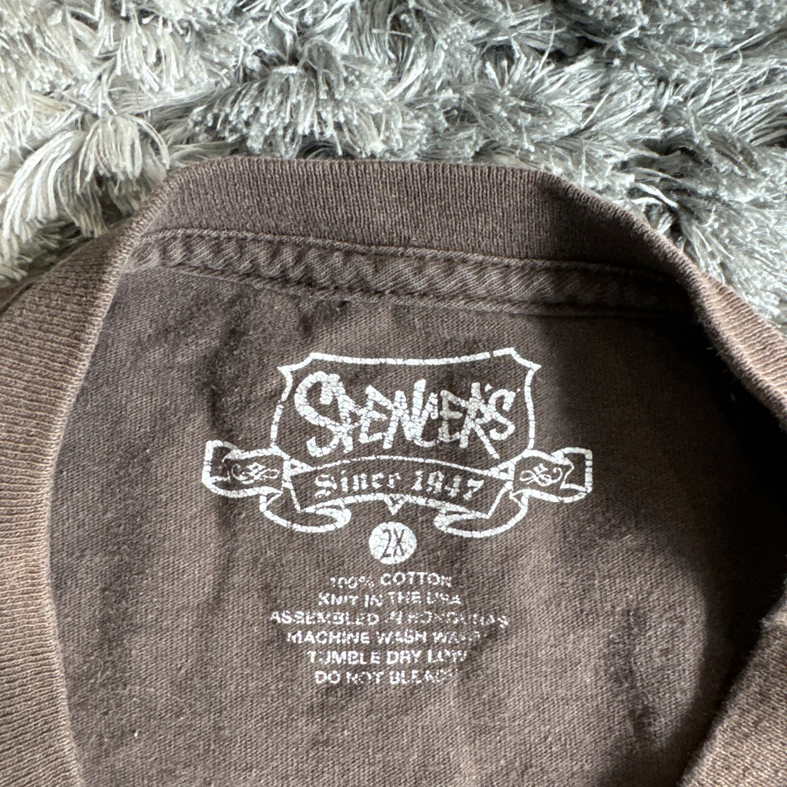 Vintage Spencer’s Men’s Size 2X Could I Bust A But In Your Hole Brown T-Shirt