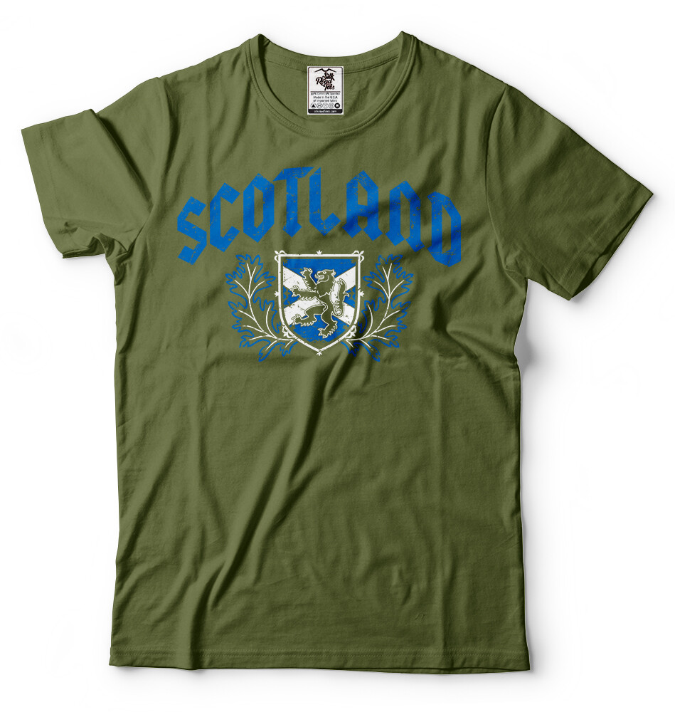 Scotland T-shirt Mens tee shirt Scottish Roots tee shirt Scotland heritage Tee