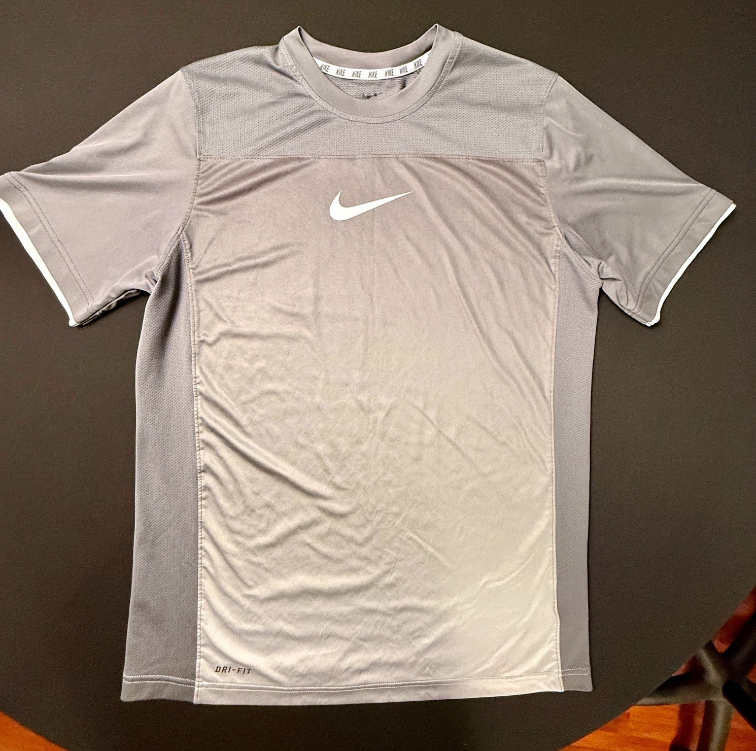 Grey Nike Drifit Athletic Top