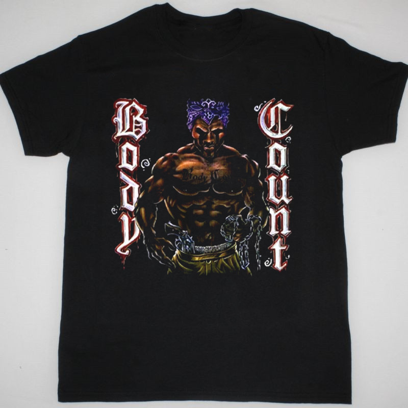 Body Count Body Count (1992) Album Short Sleeve Black All Size Shirt