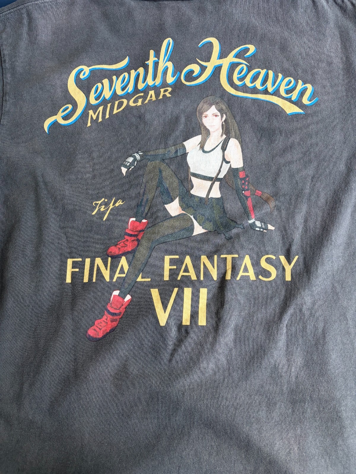 AVIREX x FINAL FANTASY VII REMAKE TIFA SEVENTH HEAVEN T-SHIRT L NWT Authentic