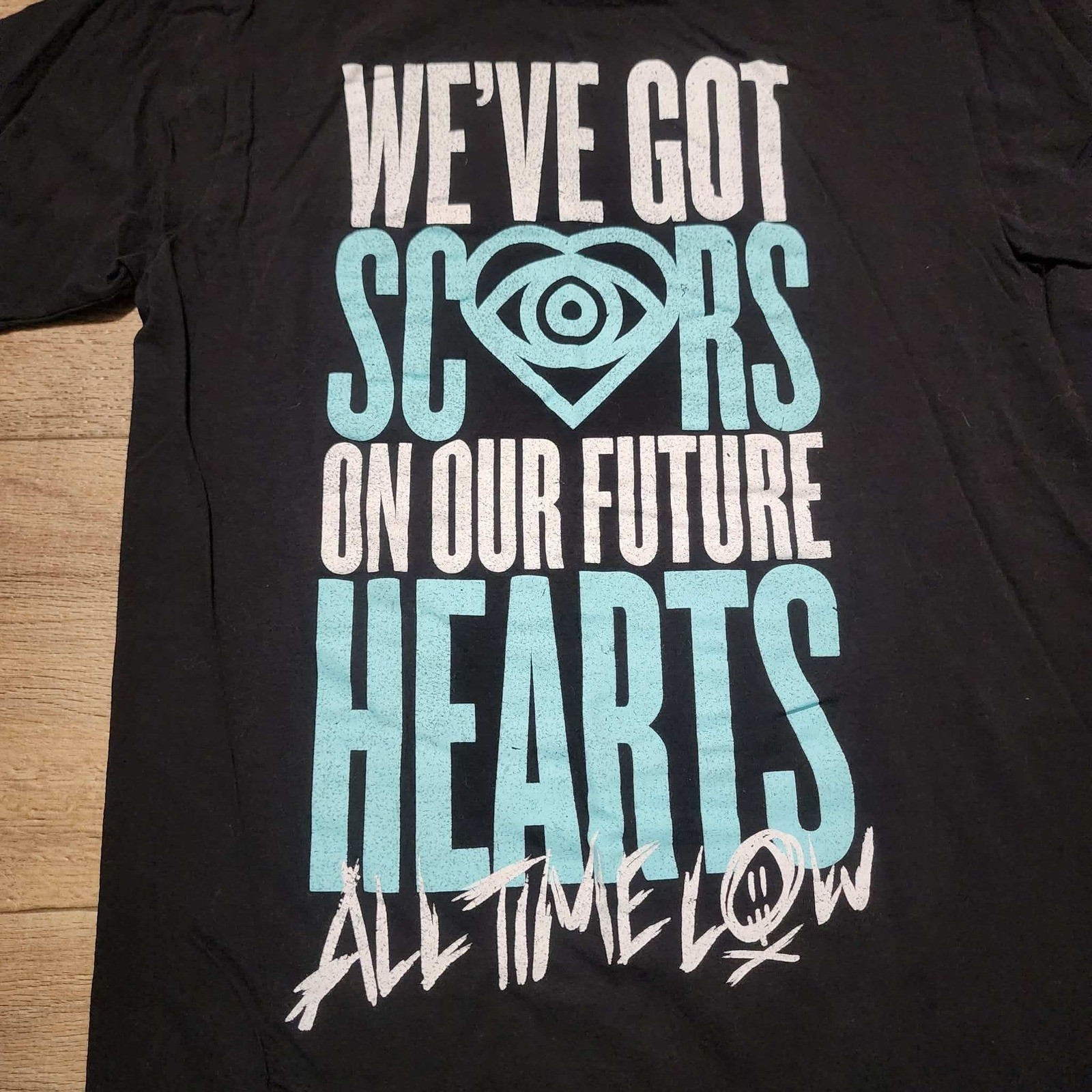 All Time Low Future Hearts Band Tee Mens Medium Black Emo Pop Punk Shirt