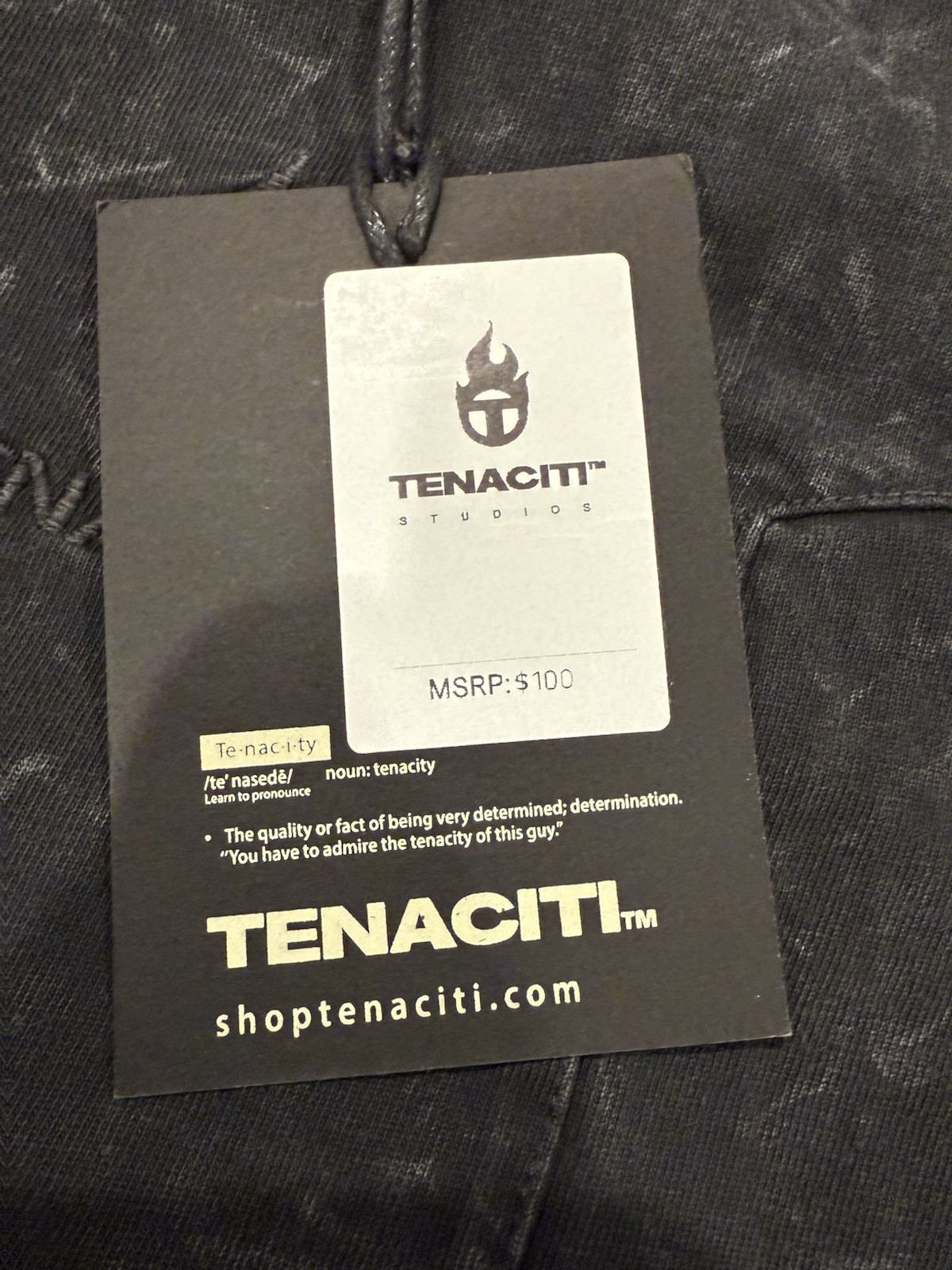Tenaciti Stone Wash Tee NWT