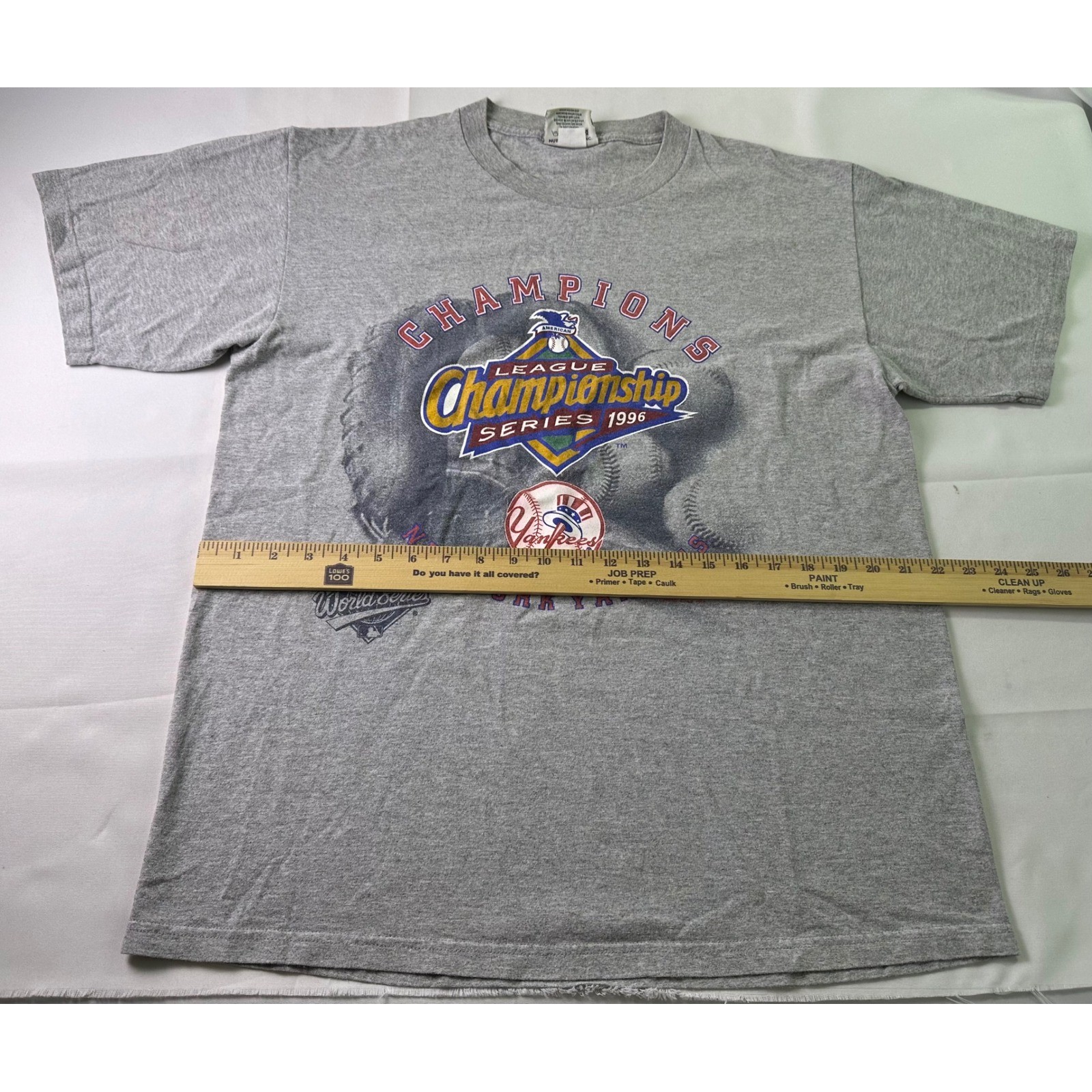 Vintage 1996 NY Yankees ALCS Champions World Series T-Shirt Lee Sport Large