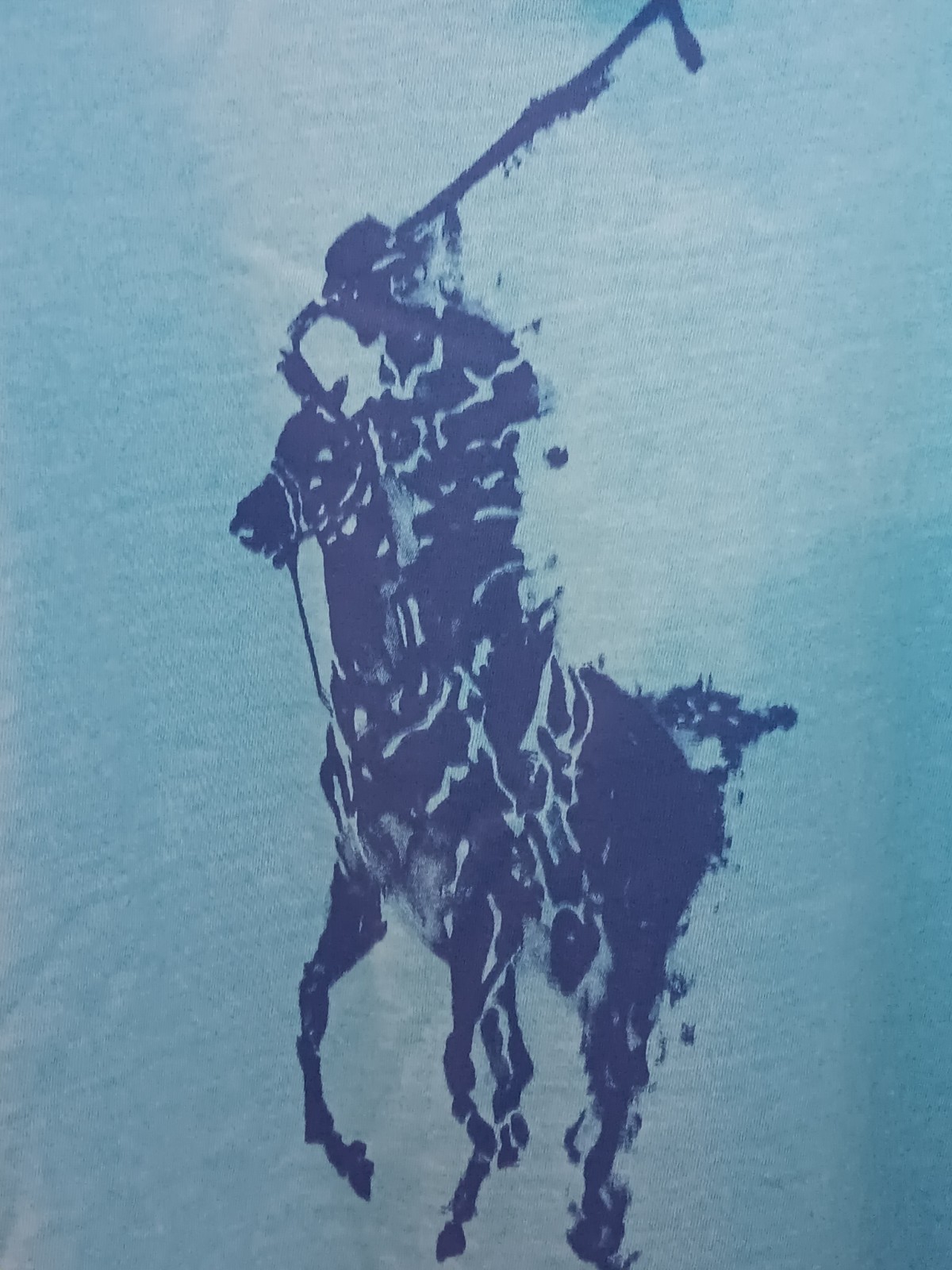 POLO RALPH LAUREN MEN S/S BLUE T-SHIRT W/ POLO/PONY LOGO 100% COTTON XXL $65 NWT