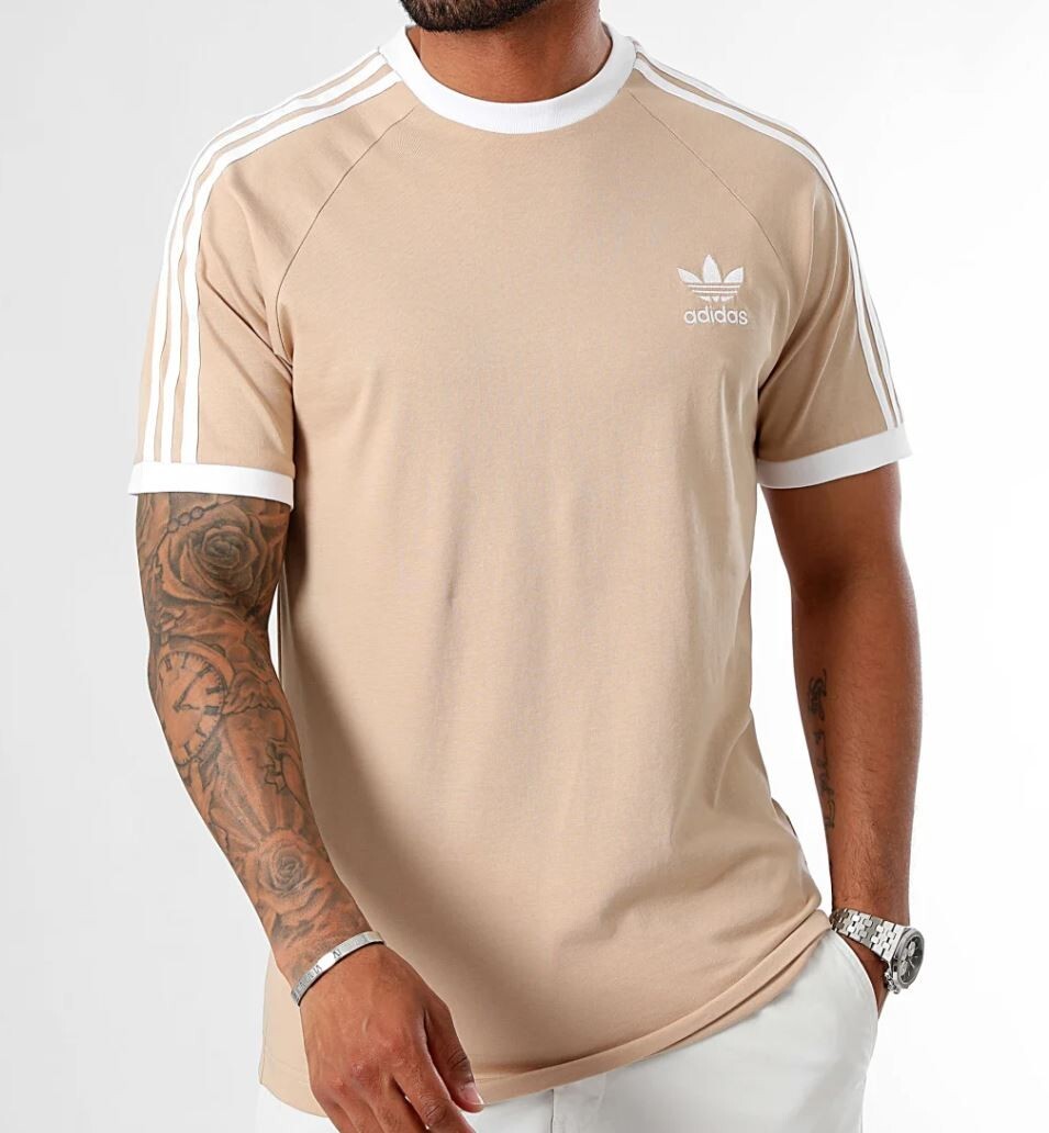 NEW MENS ADIDAS ORIGINALS CALIFORNIA 3 STRIPES TREFOIL SHIRT ~SIZE XL #IZ2366