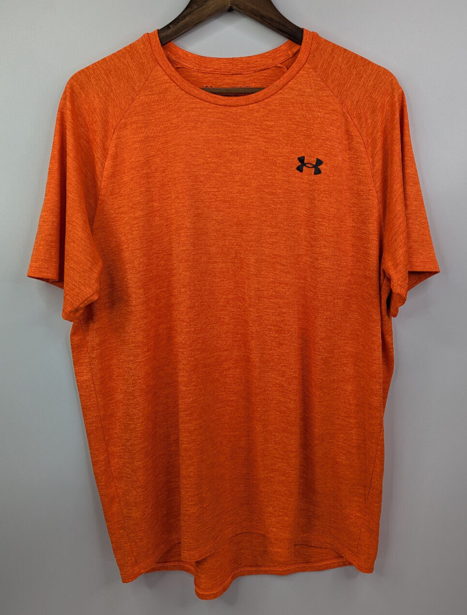 Under Armour Shirt Men’s LT Orange Tech 2.0 Athletic T-Shirt Tee Active 1326413
