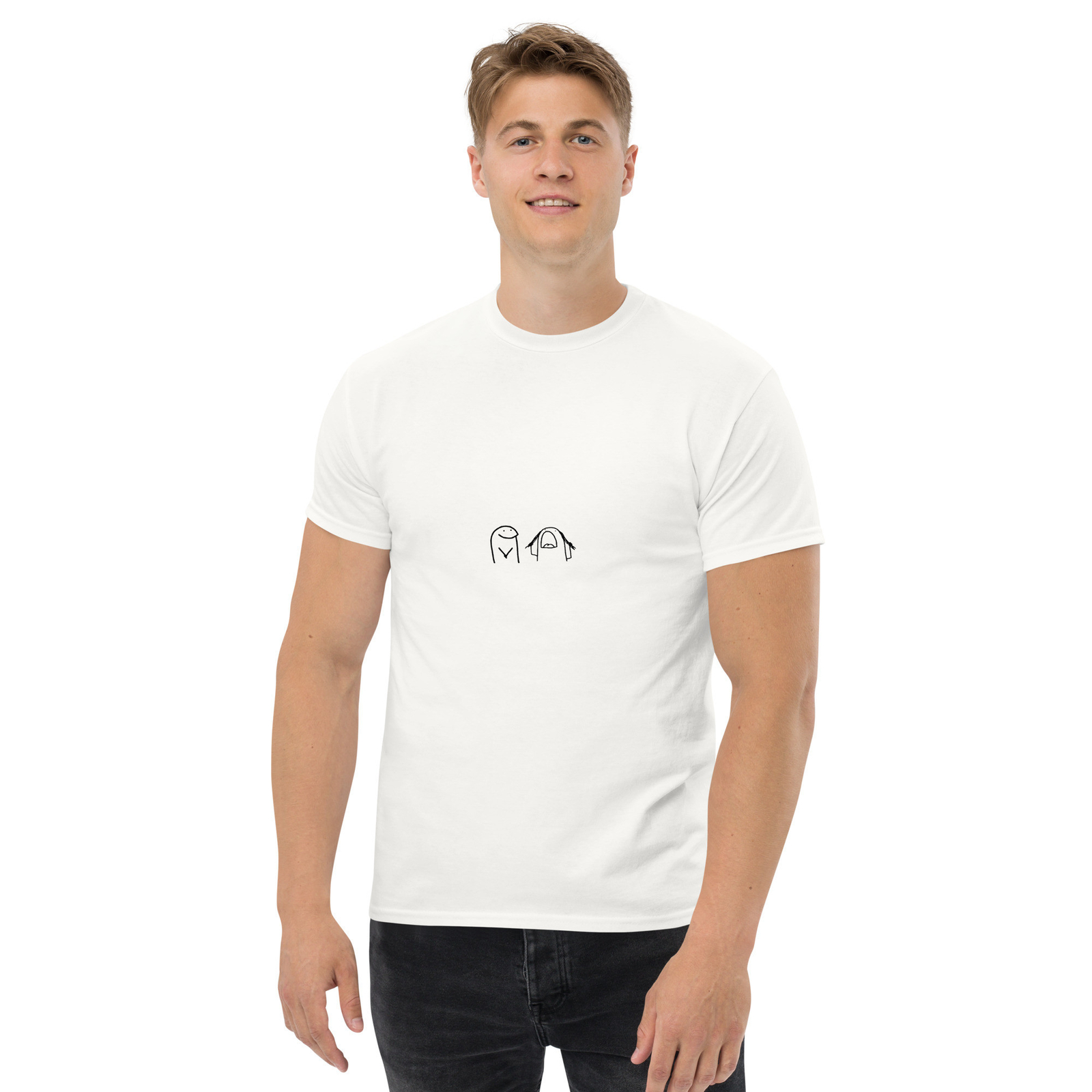 Classic Unisex T-Shirt | Sticker Men Love