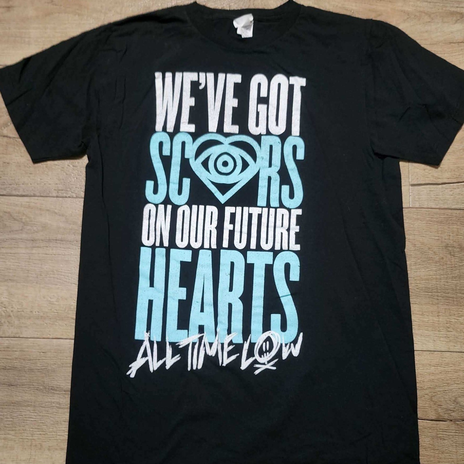 All Time Low Future Hearts Band Tee Mens Medium Black Emo Pop Punk Shirt