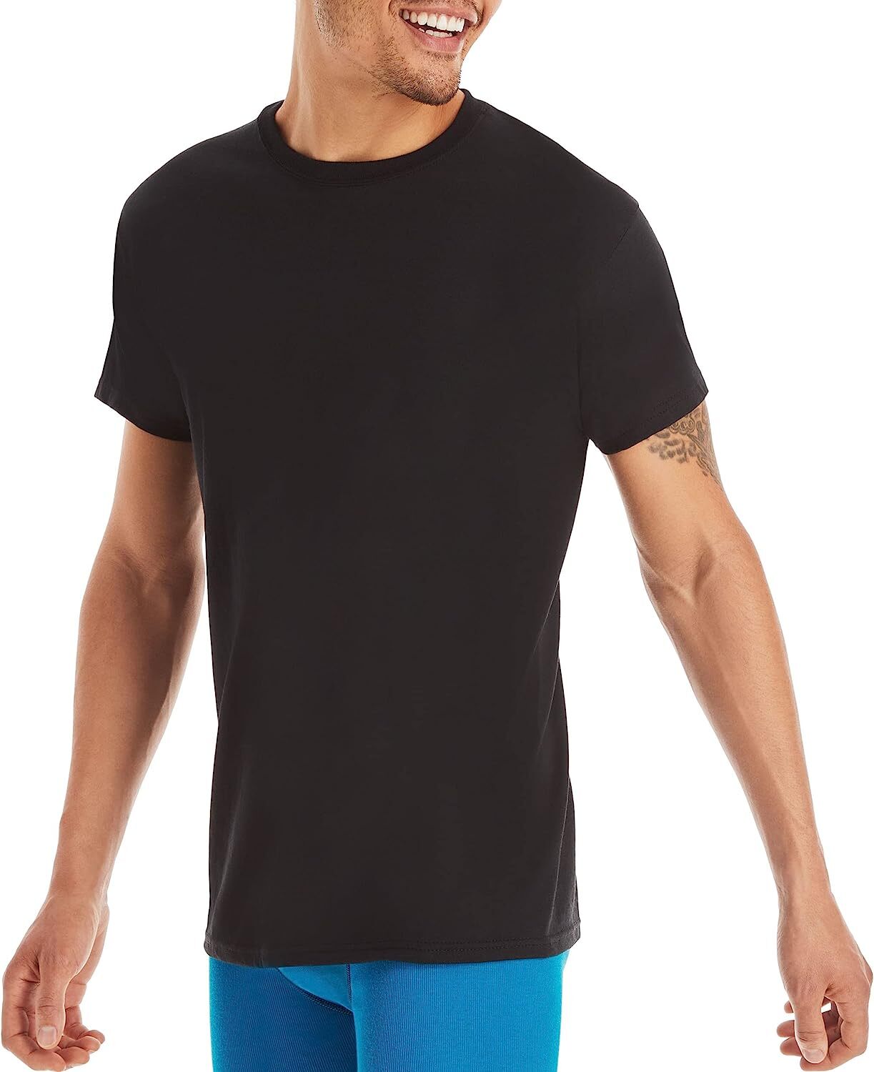 Hanes Men’s Moisture-Wicking Cotton with Odor Control Undershirts