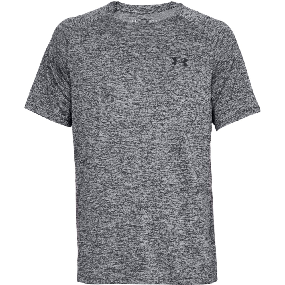 Under Armour 1326413 Men’s UA Tech 2.0 Training T-Shirt, Black/Graphite, Medium