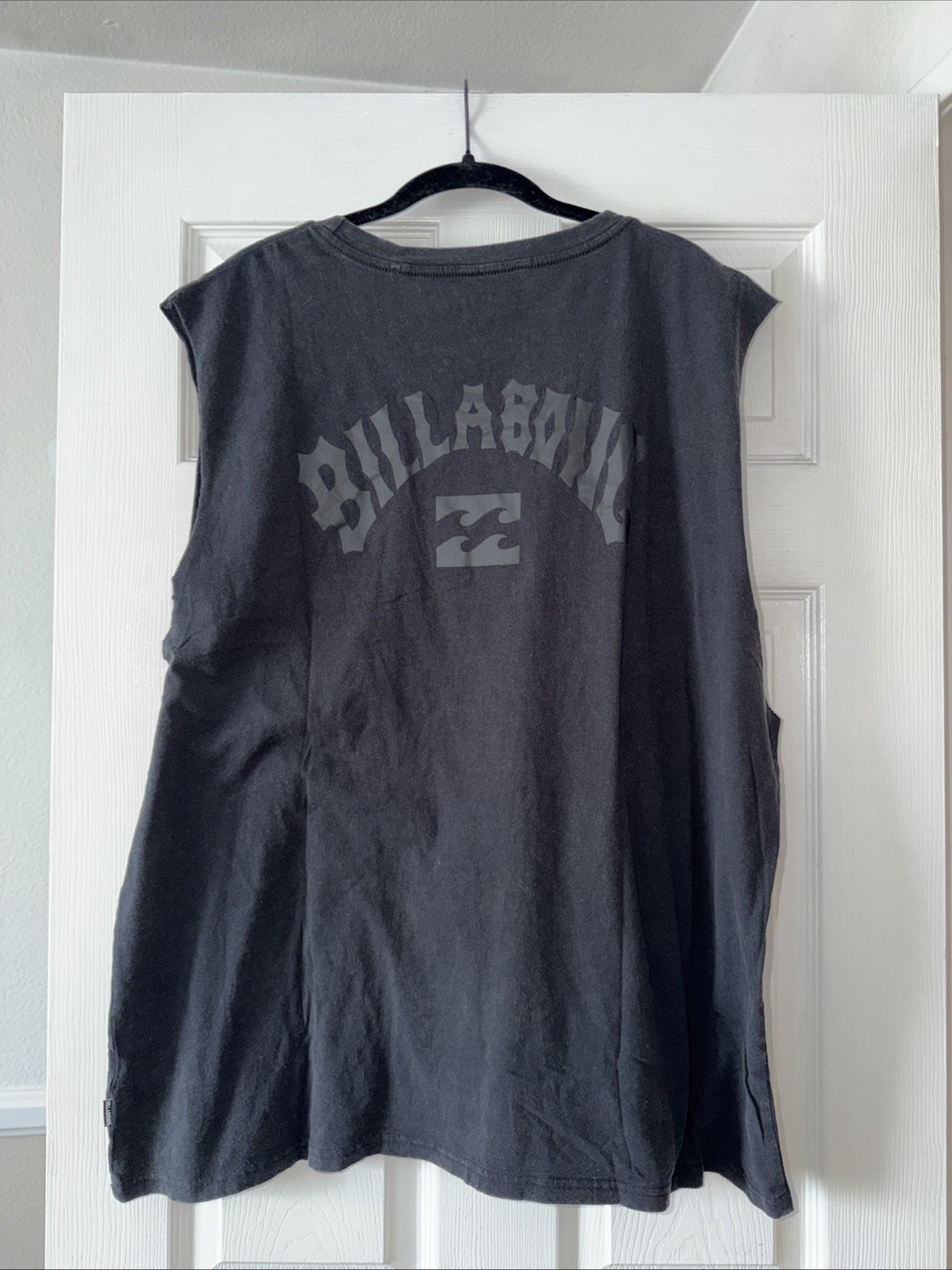 NWT Men’s Billabong Ripper Muscle Tank Top Wave Washed Black Cotton Logo $50 XXL
