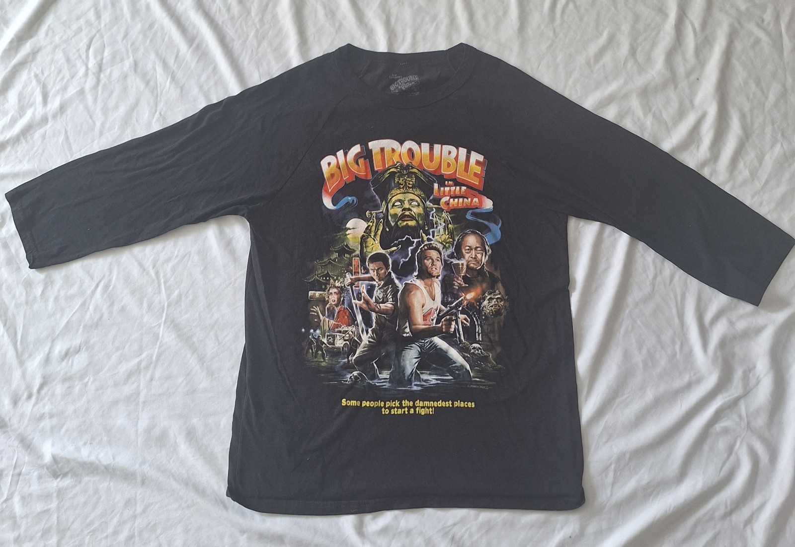 Fright Rags Big Trouble In Little China Shirt Men’s L Long Sleeve John Carpenter