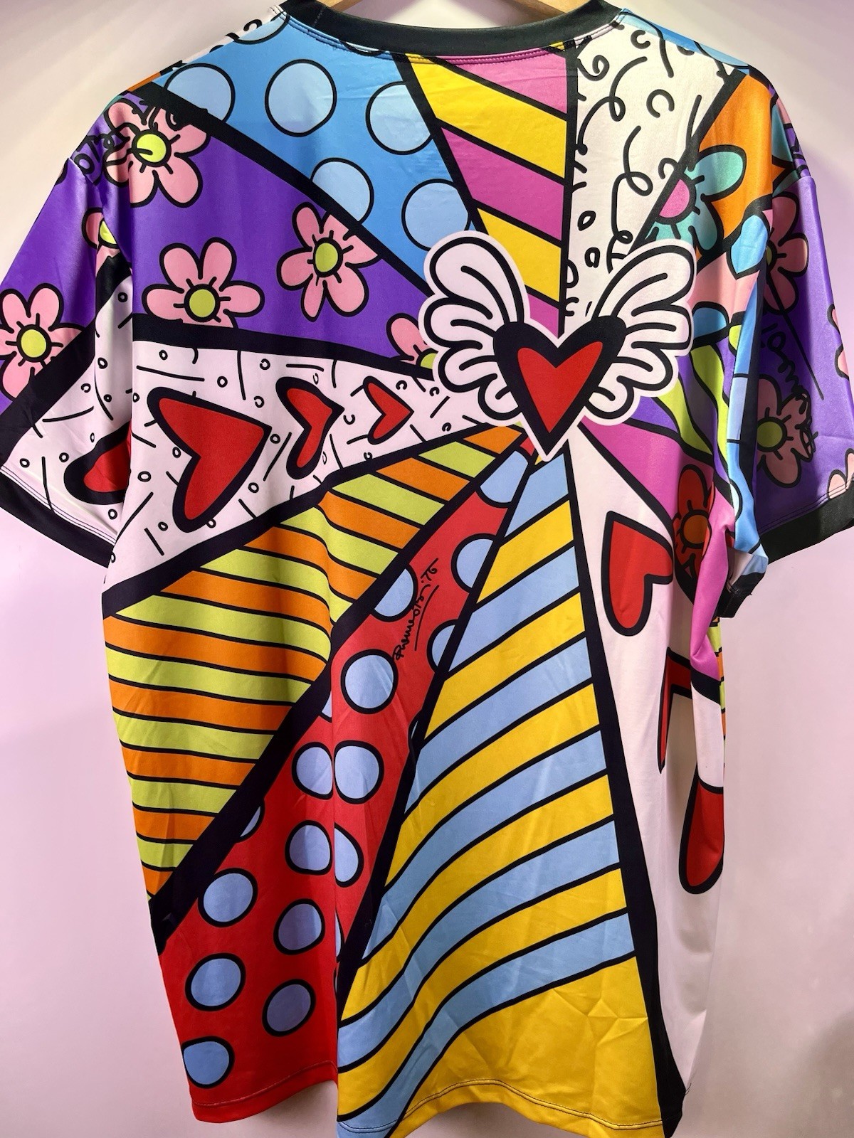 Carnival By Britto Multicolored Men’s Shirt Size L Colorful Artistic Design