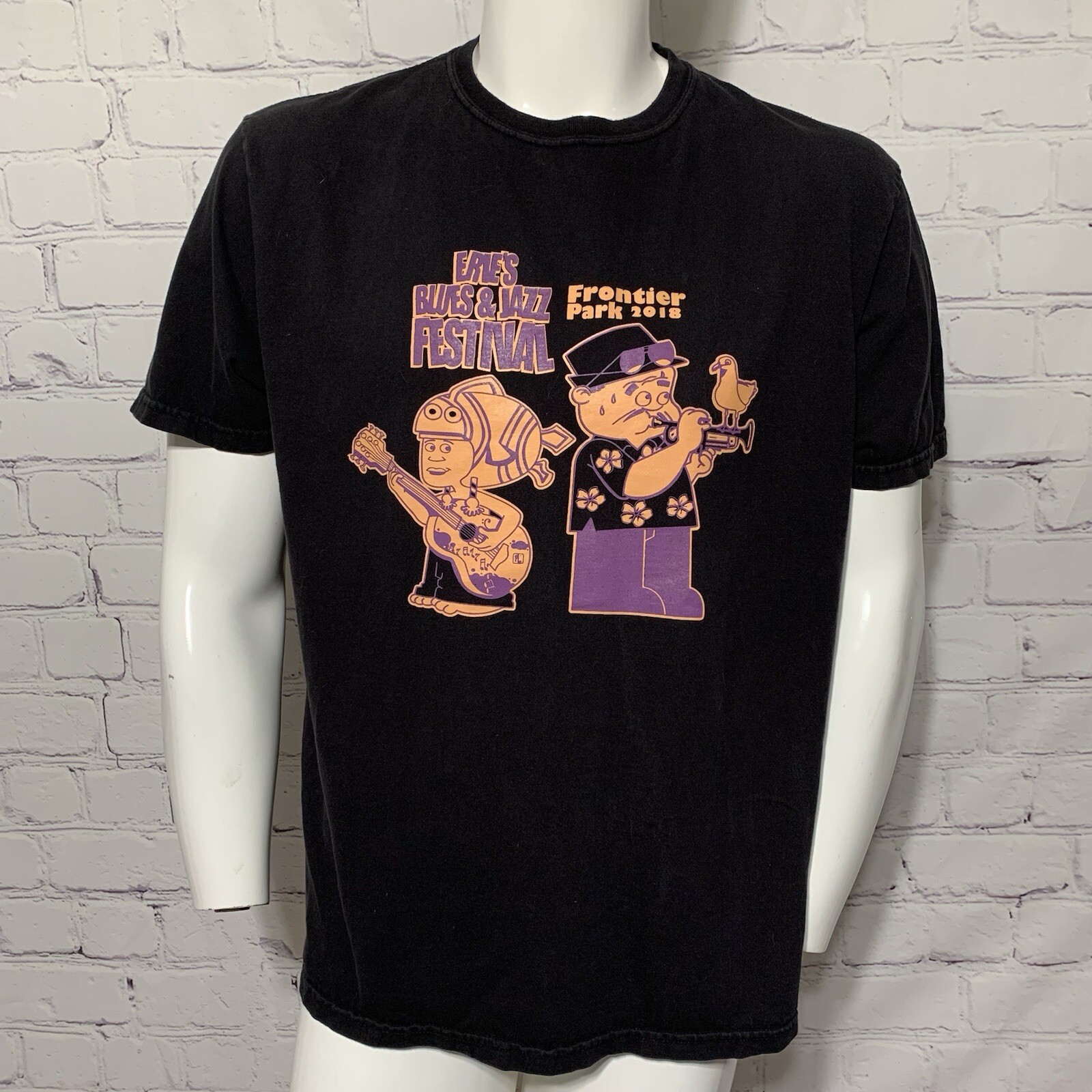 Erie’s Blues and Jazz Festival Frontier Park 2018 Shirt XL Band Tee