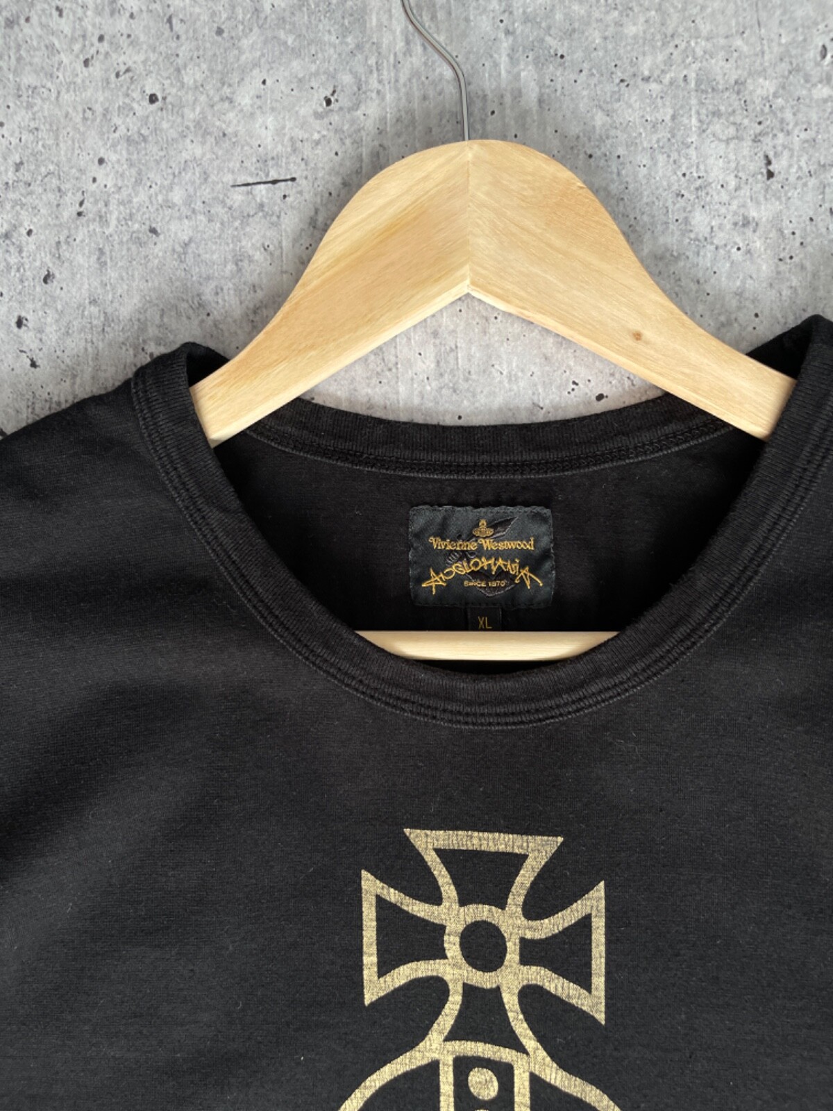 Vintage Luxury T-Shirt Vivienne Westwood Anglomania Big Logo Size XL