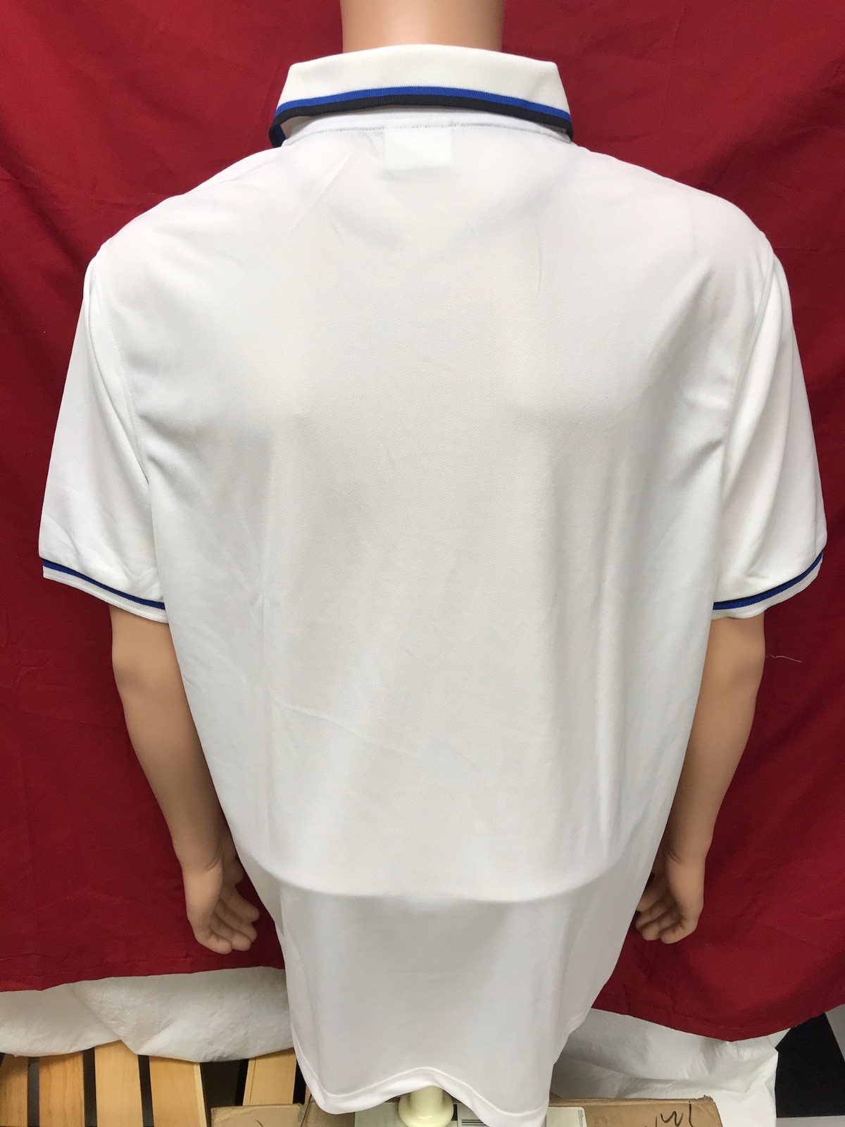 New Lacoste Sport Men’s Ultra Dry Tennis polyester collared T-Shirt, white,7/2XL