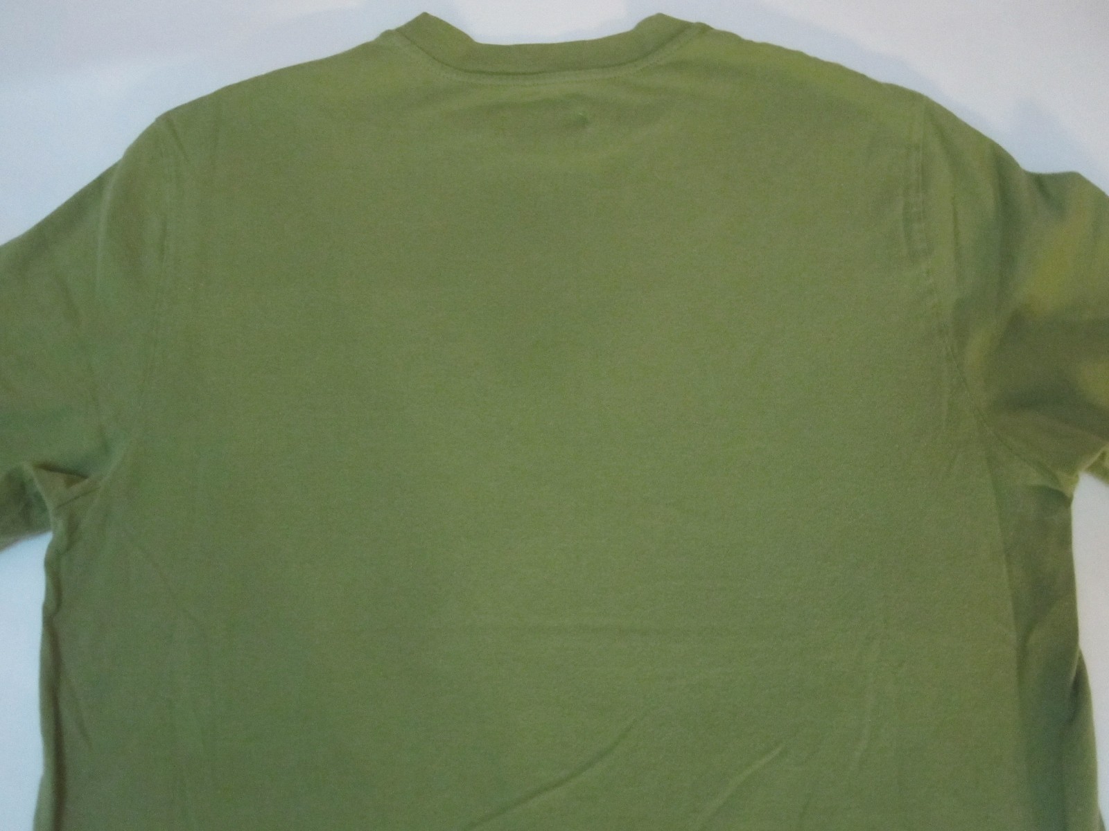 Vintage Moschino Jeans Graphic Quote Print Slogan T-Shirt (Olive Green | S)
