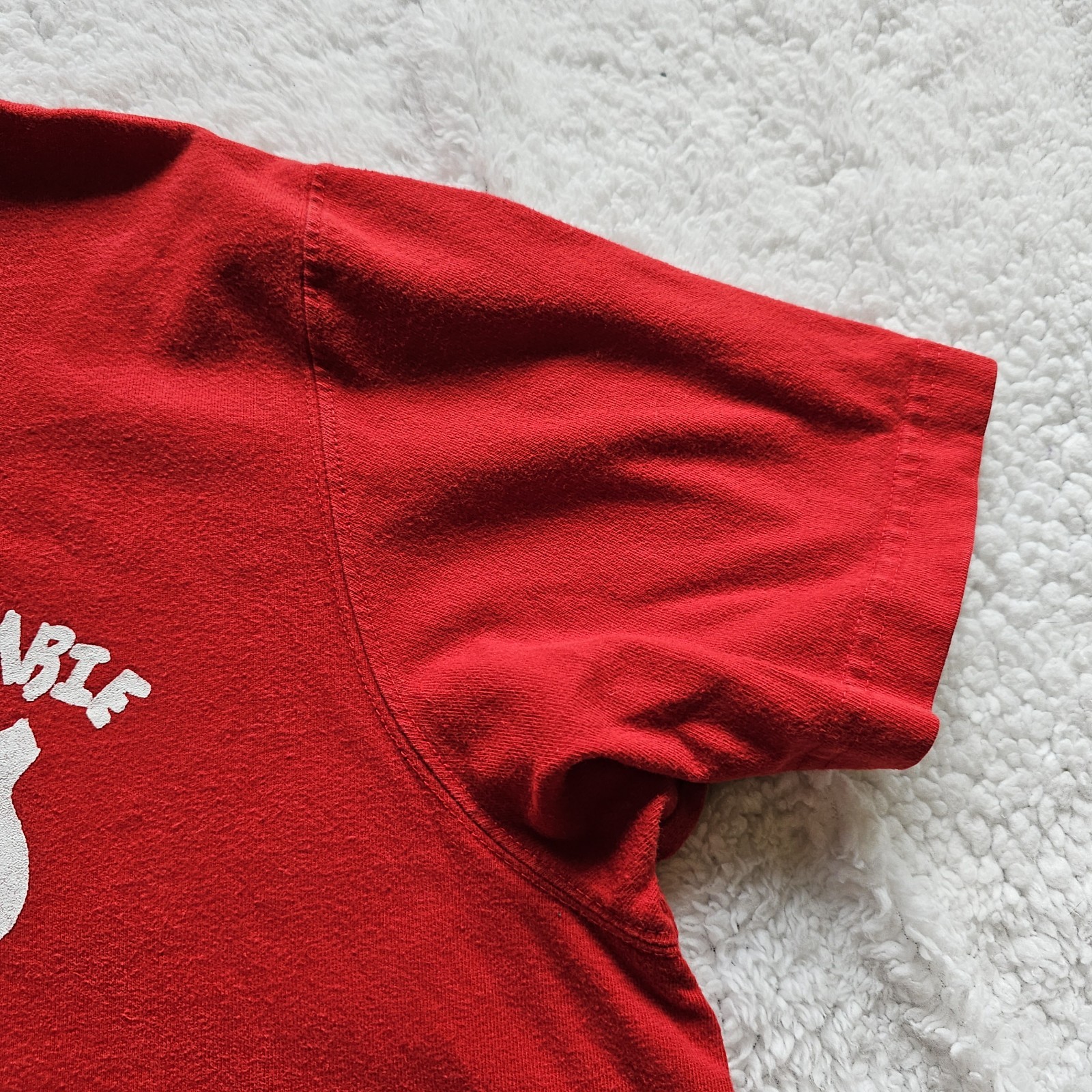 Vintage Abercrombie & Fitch Y2K Graphic Tee XL Banned Shirt Rare Red Cabin Love