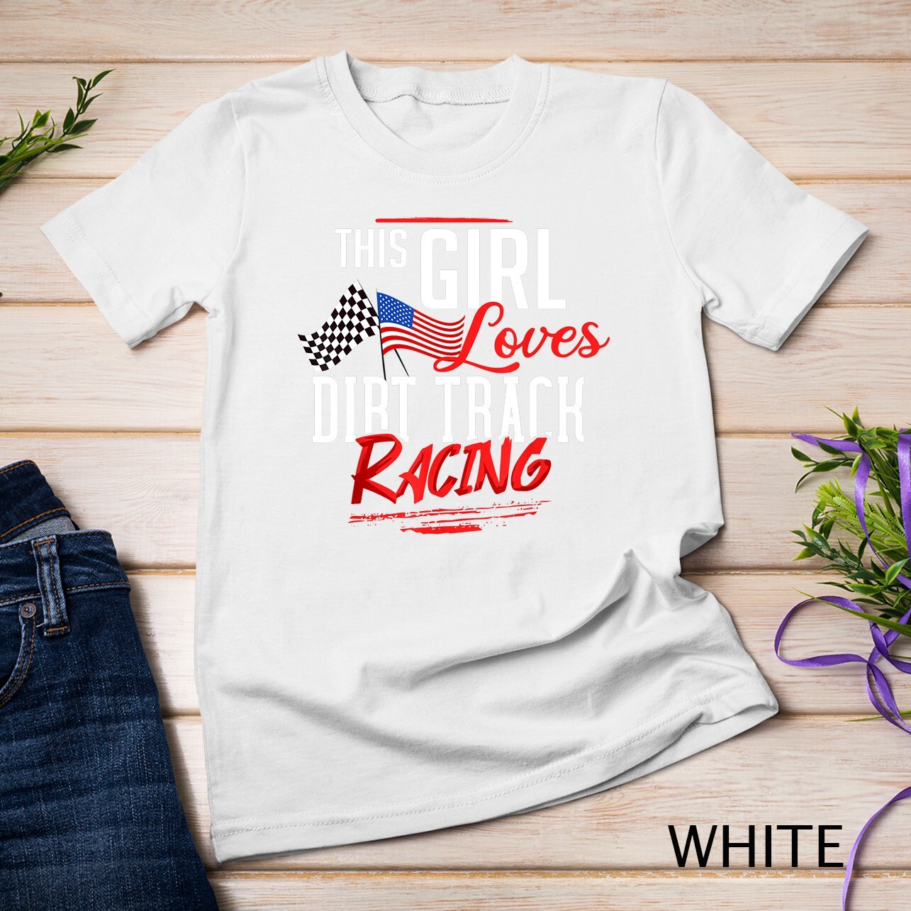 Dirt Track Racing Gift Sprint Car Racing T-Shirt Unisex T-shirt