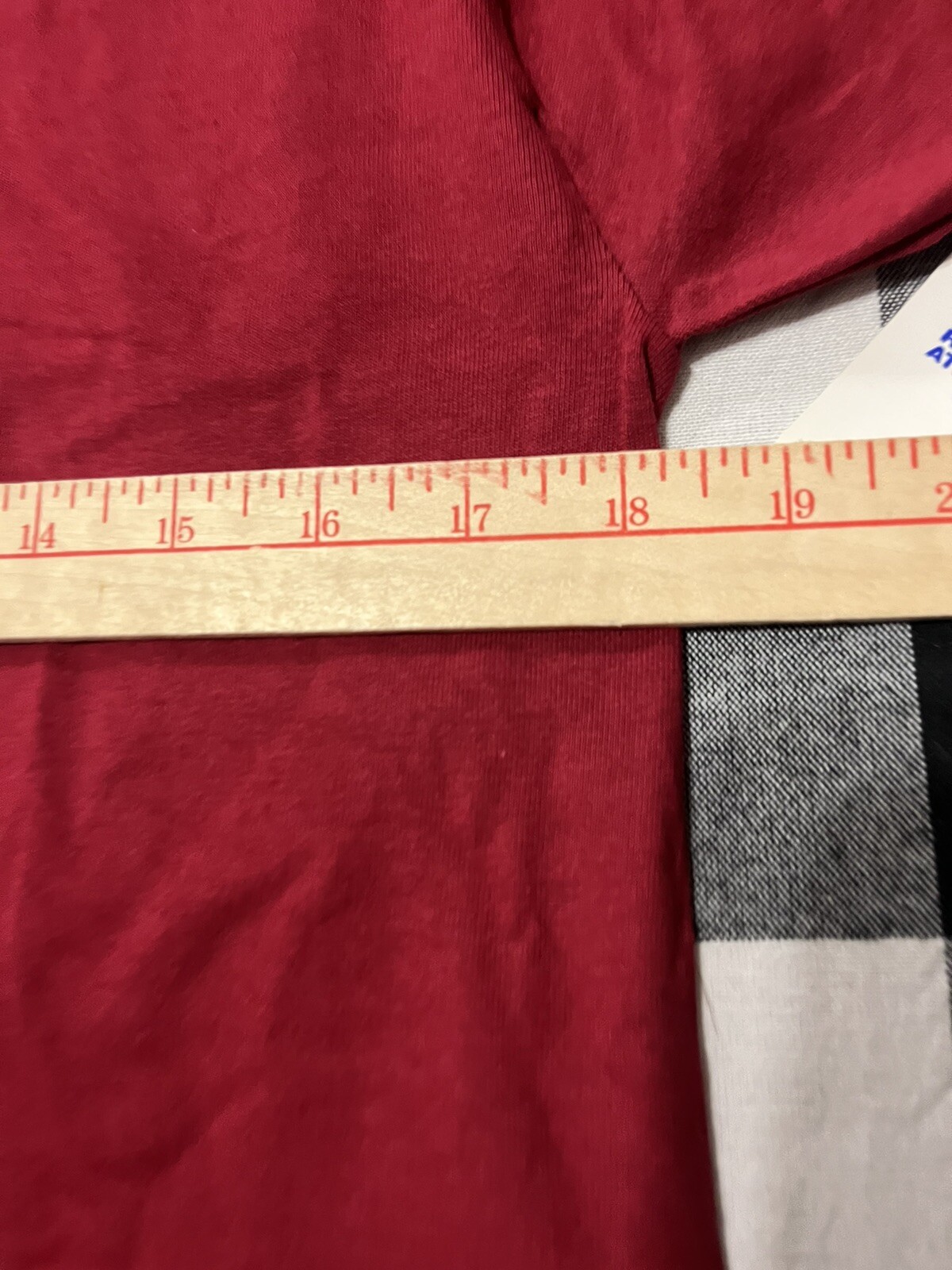 Russell Athletic Maroon Blank T-Shirt Size M USA Made Burgundy