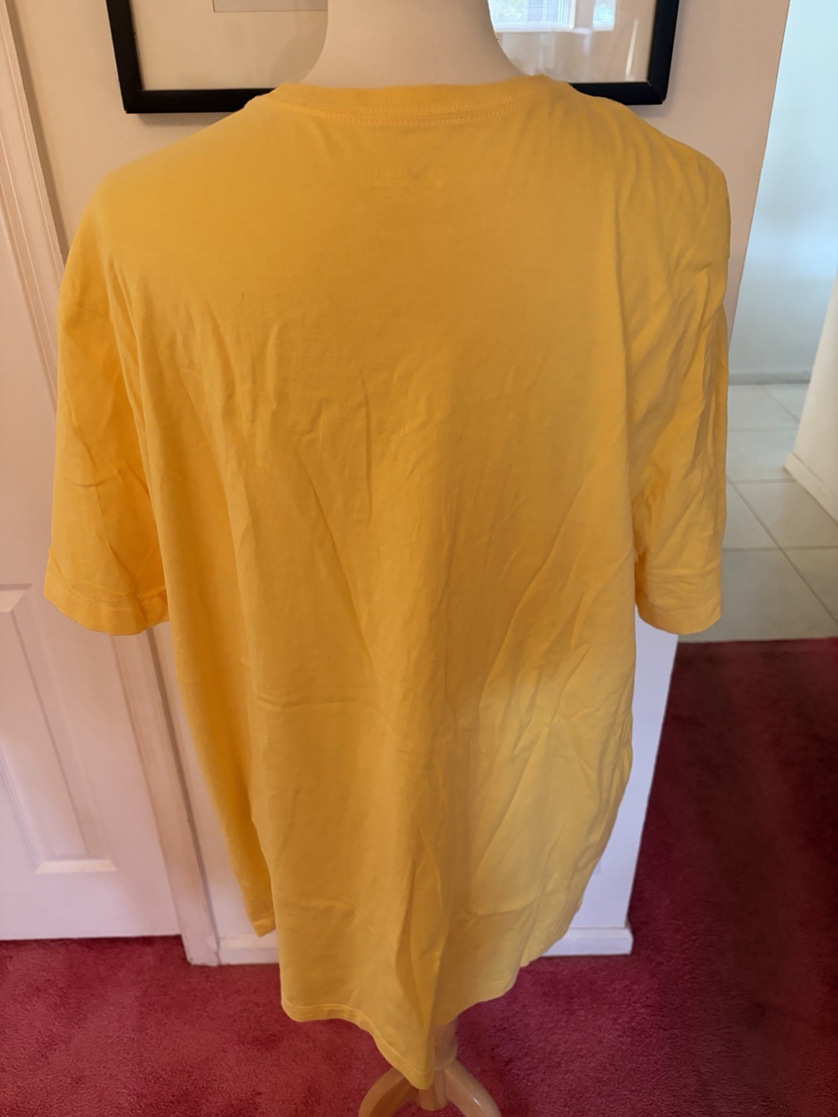 Basic Editions Men’s 3XLT T-Shirt Pastel Yellow Crew Neck Pocket Tee Big & Tall