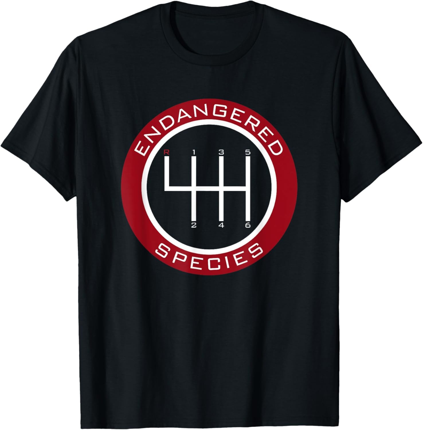 Car Guy, Mechanic, Endangered Species, Manual Shifter T-Shirt