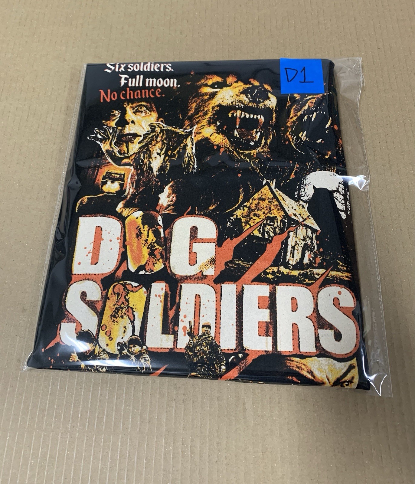 Dog Soldiers Horror T-shirt -LICENSE (great condition)(MEDIUM see description)