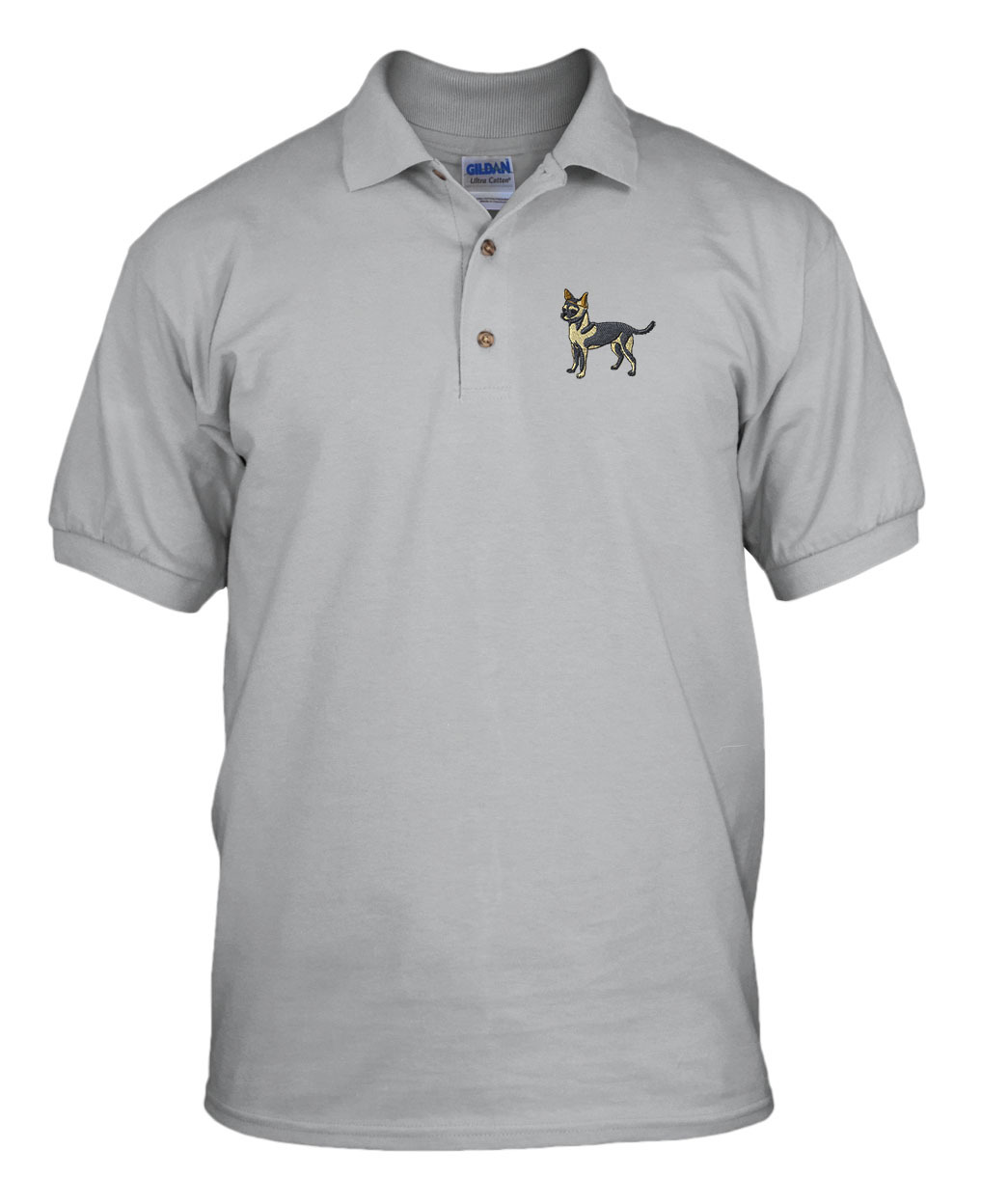 POLICE LOGO Embroidery Embroidered Unisex Adult Golf Polo Shirt