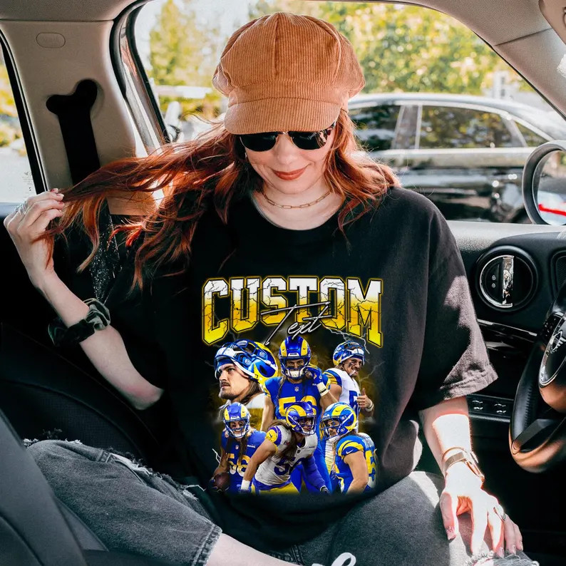 Custom Bootleg Sports Shirt Vintage Style Tee Fan Gift Unique Design
